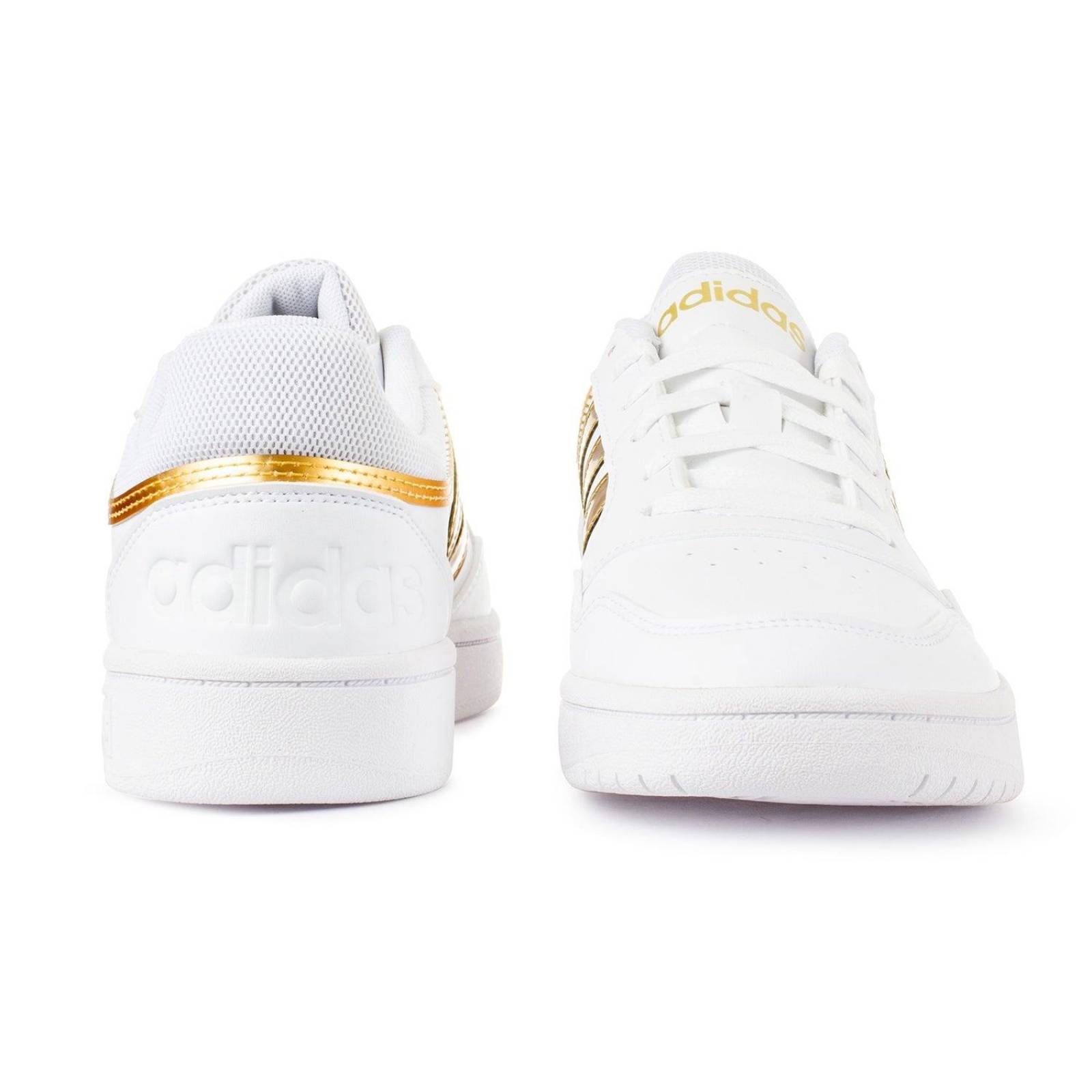 Tenis Adidas Hoops 3.0 - HP7972 - Blanco - Mujer 