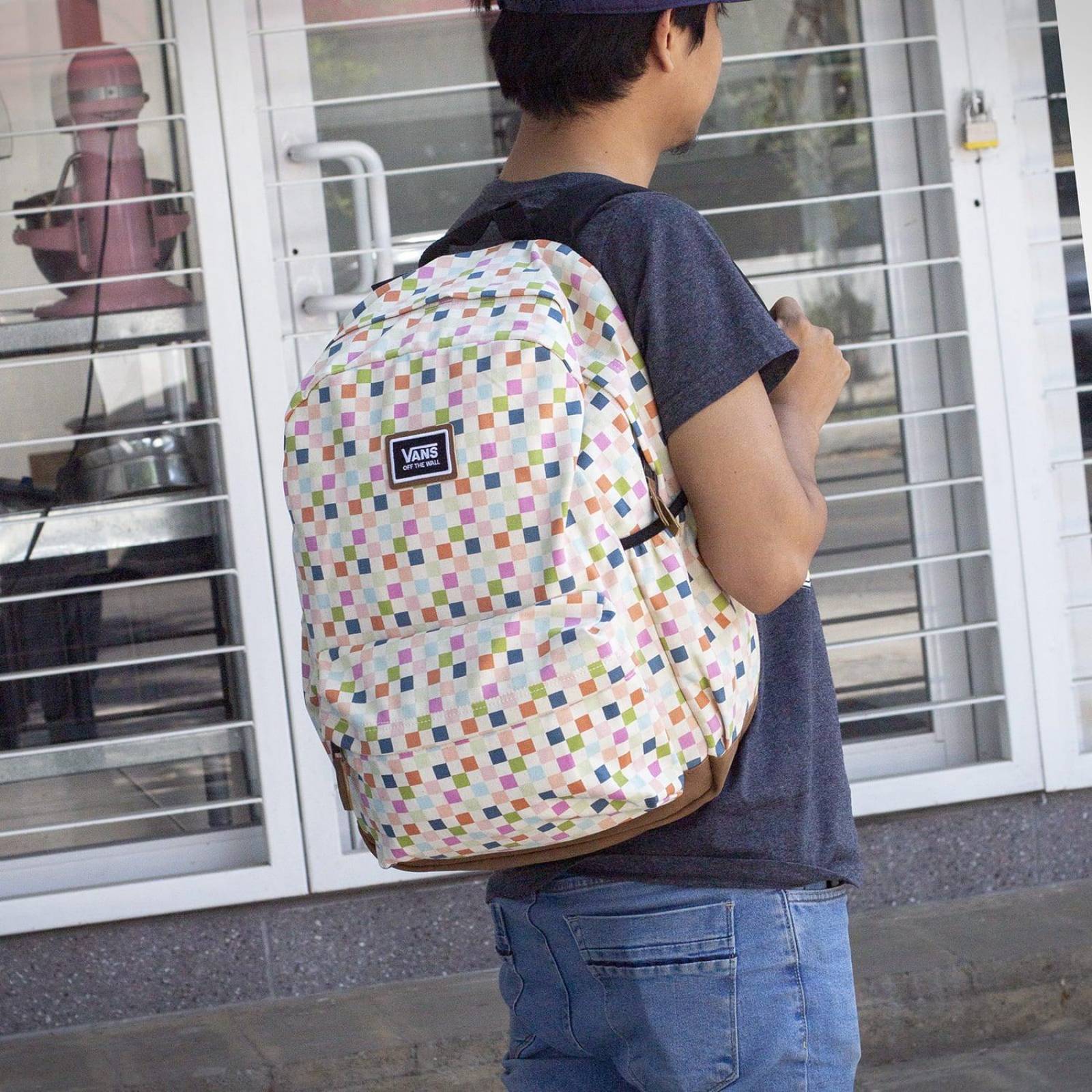 Mochila Vans Realm Plus - 34GLBQL - Multicolor - Unisex 