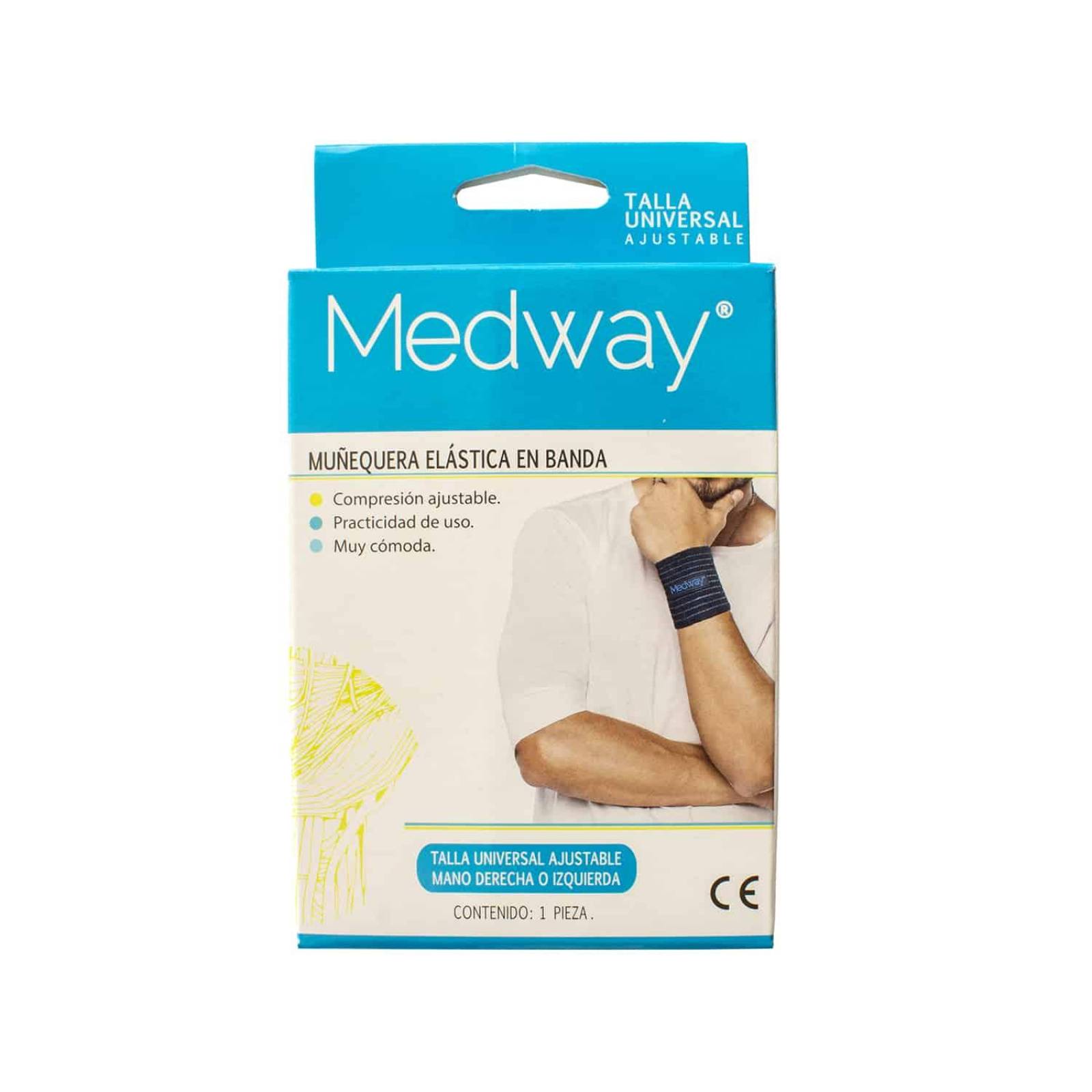 Muñequera Elastica en Banda Universal Nylon - Medway 