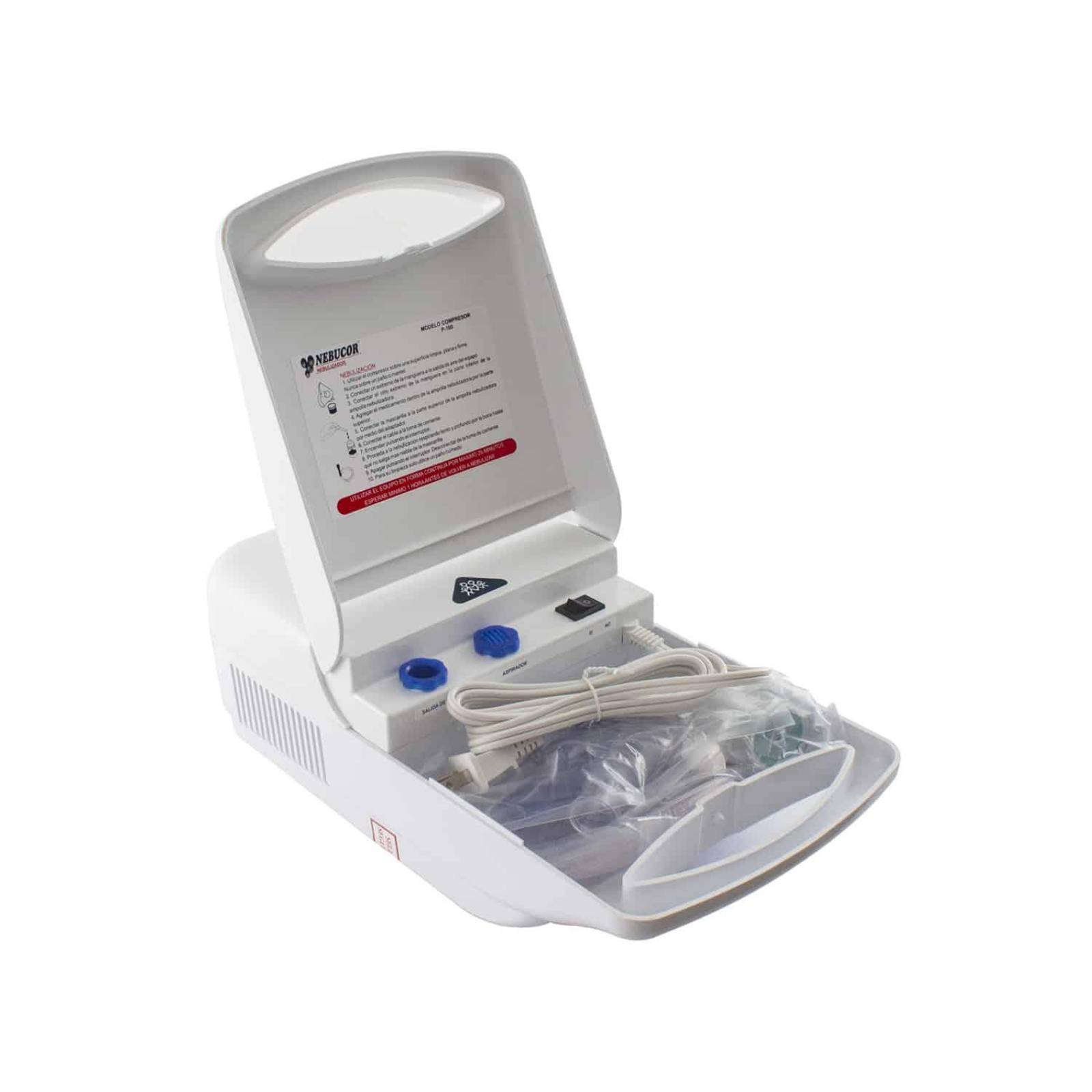 Nebulizador Compresor Adulto / Pediátrico Uso Rudo - P-100 - Nebucor 