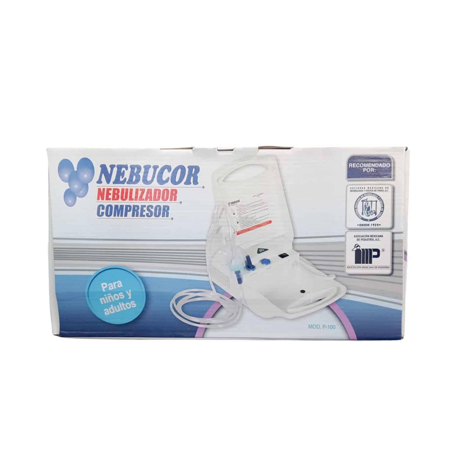 Nebulizador Compresor Adulto / Pediátrico Uso Rudo - P-100 - Nebucor 