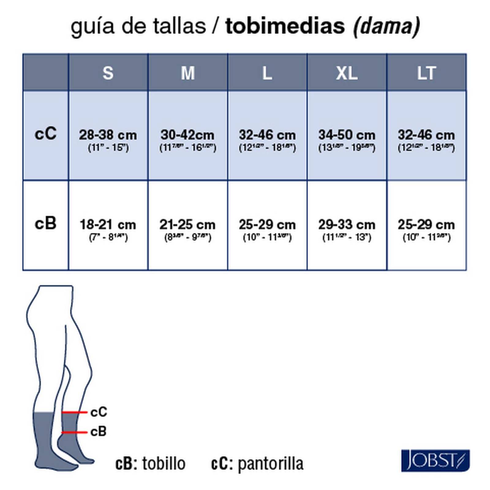 Tobimedia Compresion Alta 30-40 sin Punta Relief Beige - Jobst 