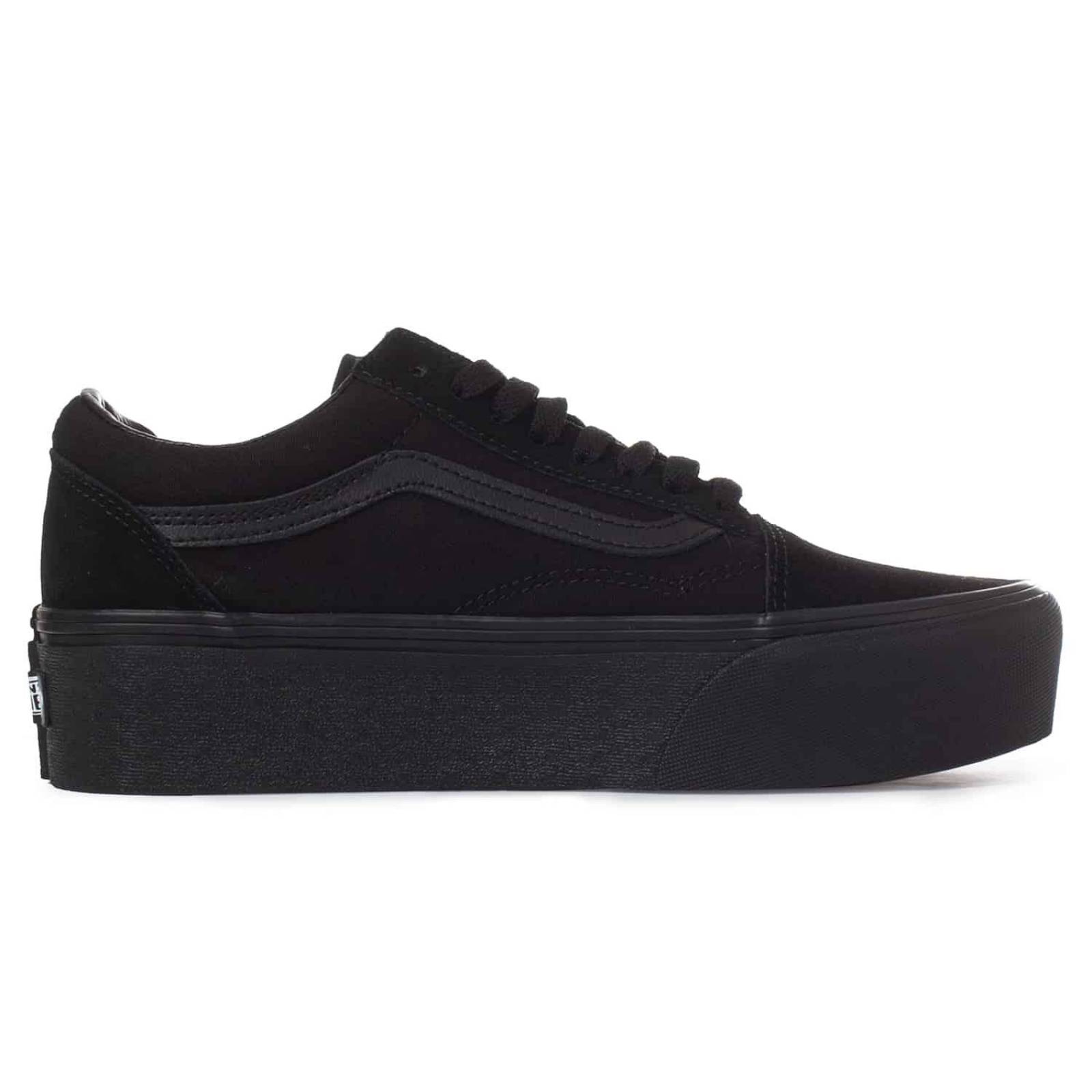 Tenis Vans Old Skool Stackform - 7Q5MBKA - Negro - Mujer 