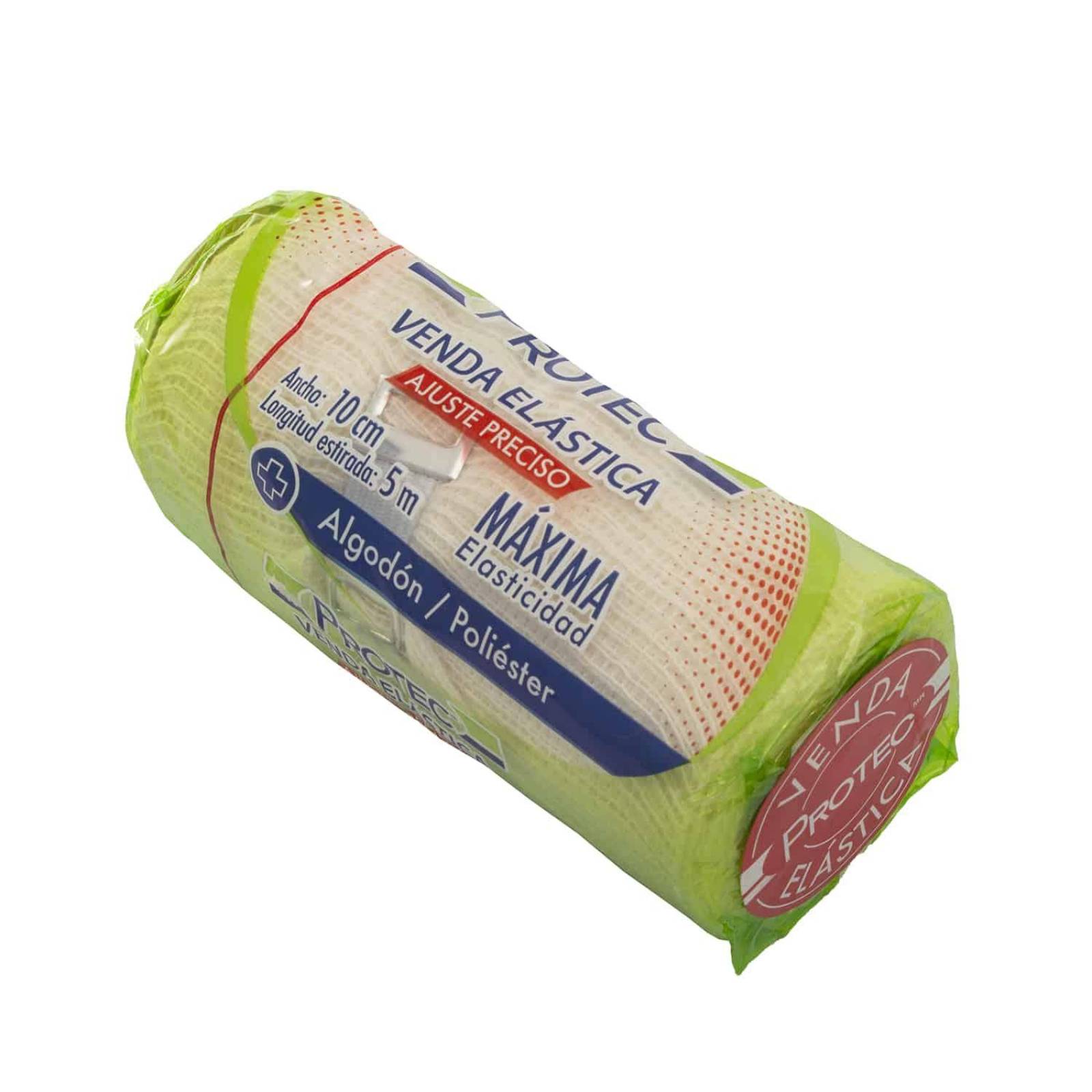 Venda Elastica 10cm x 5m - Protec 