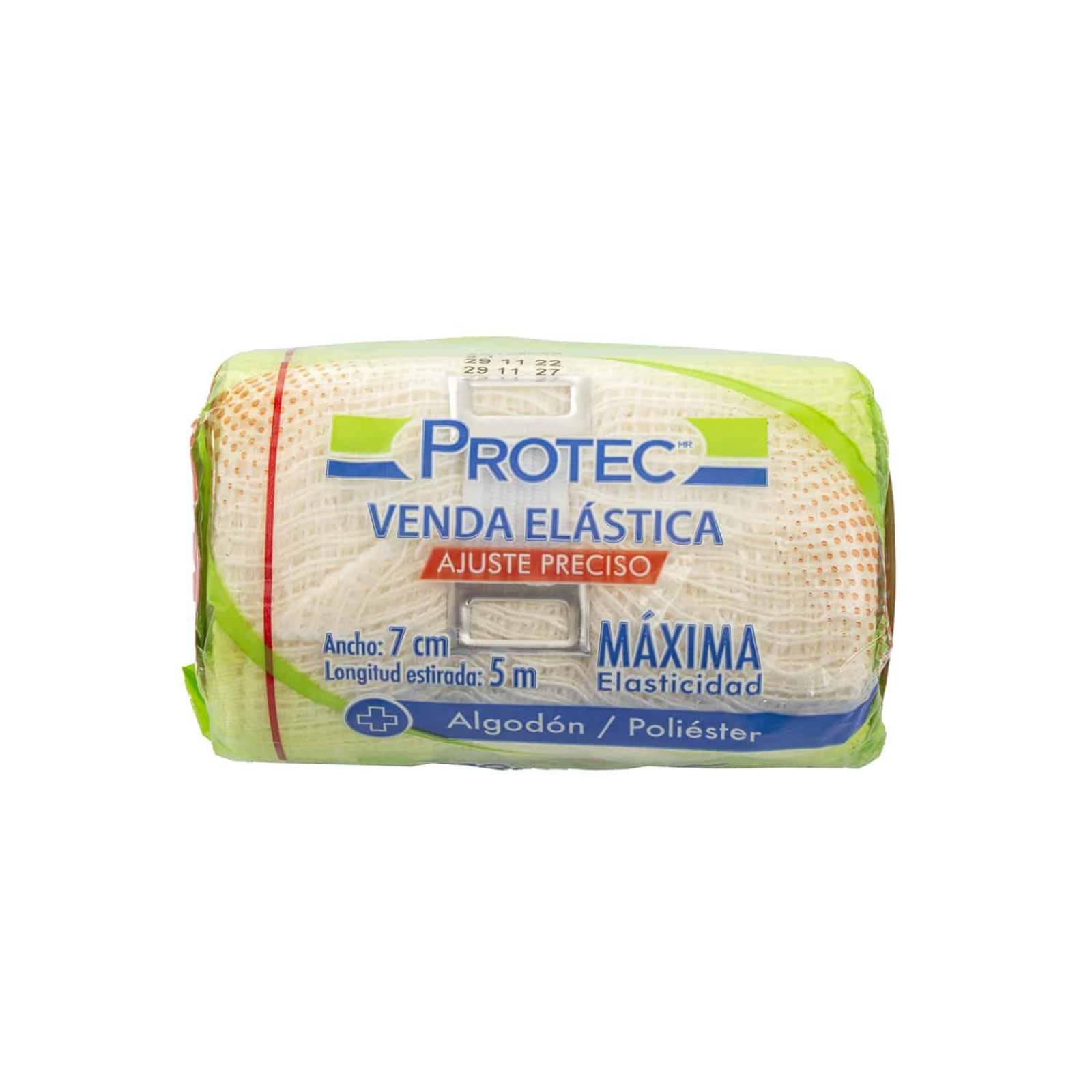Venda Elastica 7cm x 5m - Protec 