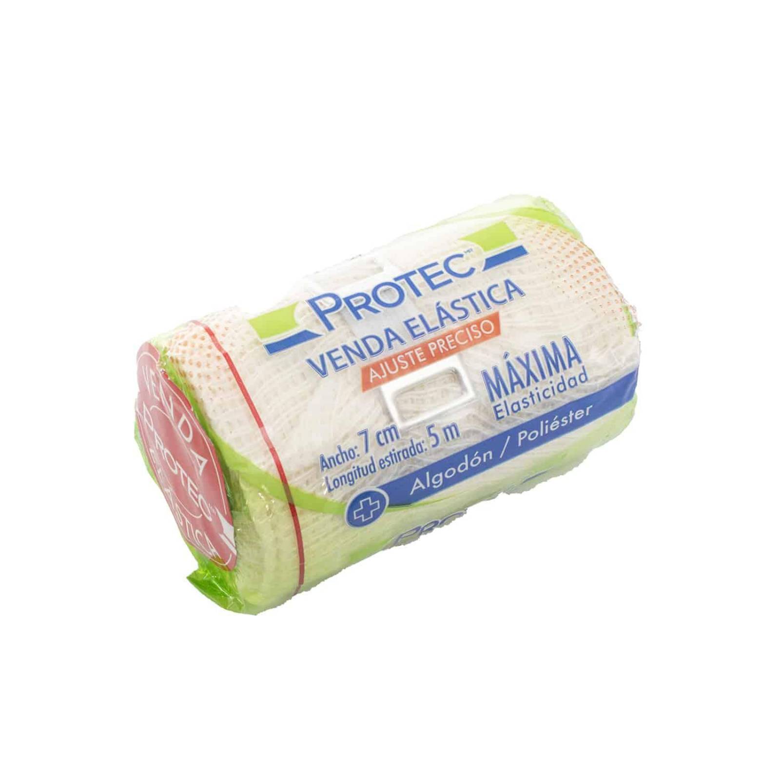 Venda Elastica 7cm x 5m - Protec 