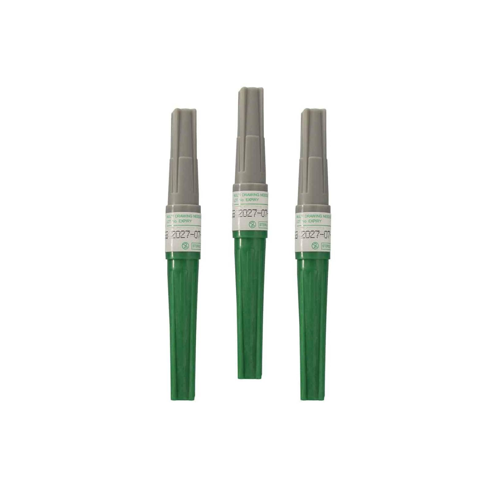 Aguja Multiple Vacuette 21G x 38mm - 100 piezas - Nipro