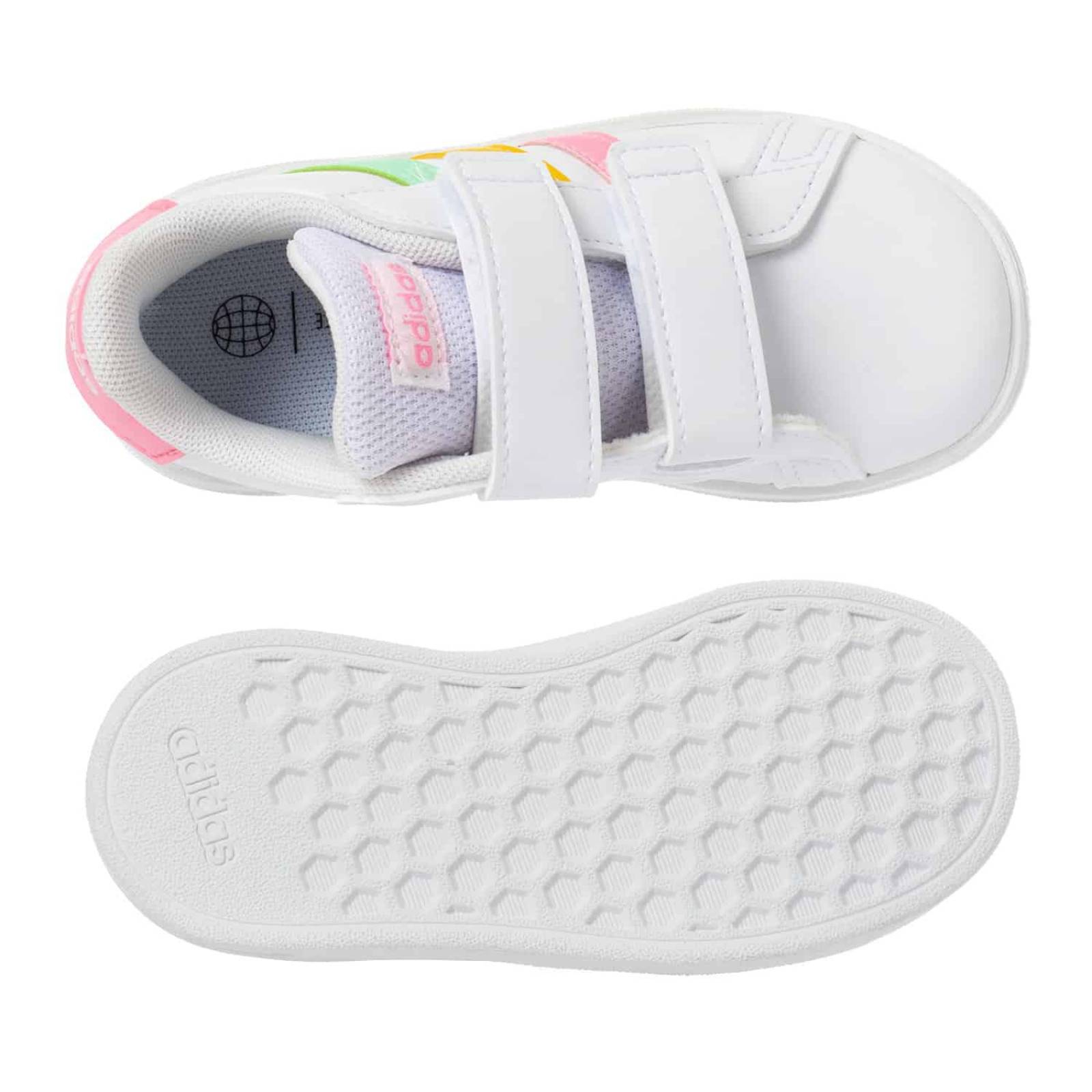 Tenis Adidas Grand Court 2.0 CF I - HP8917 - Blanco - Bebes