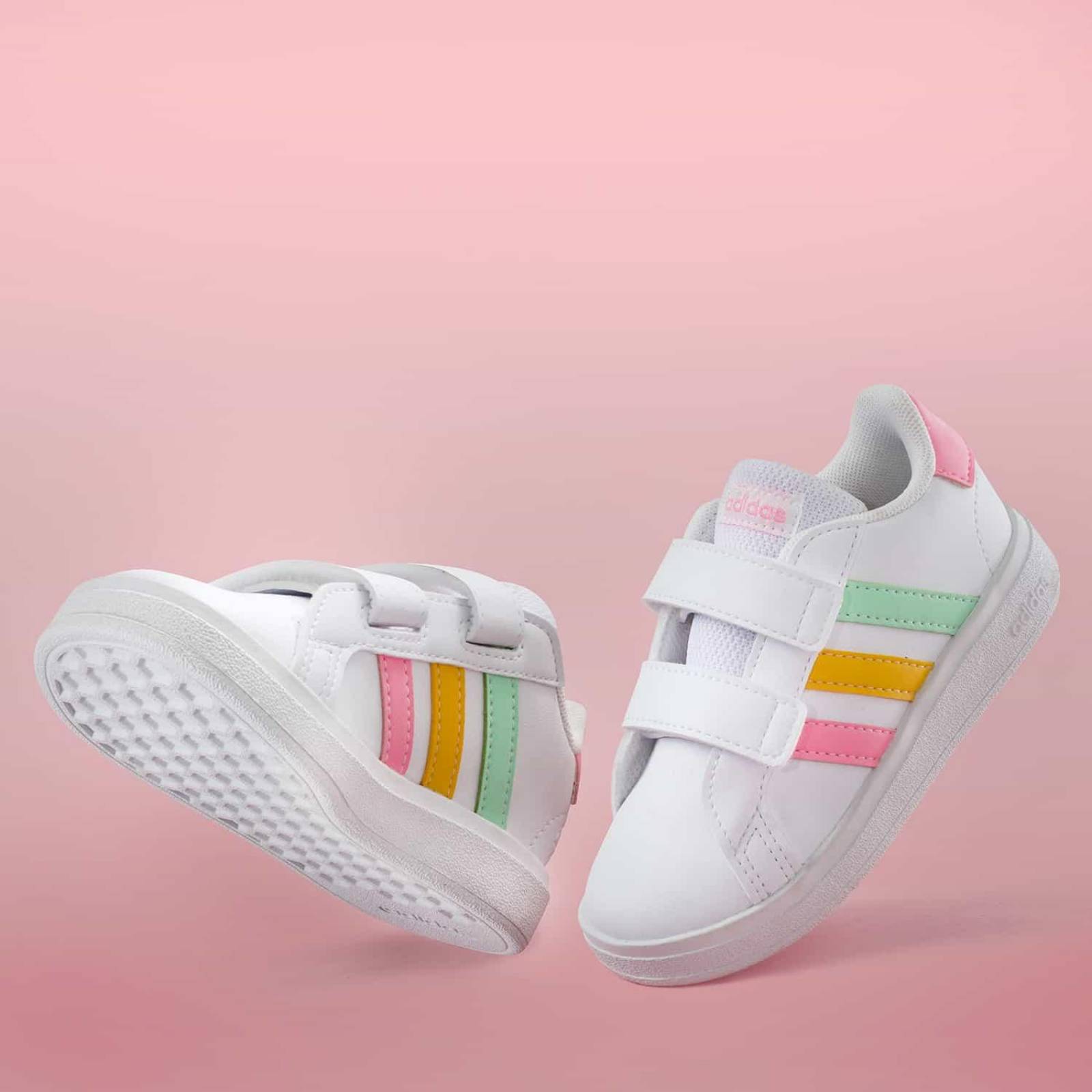 Tenis Adidas Grand Court 2.0 CF I - HP8917 - Blanco - Bebes