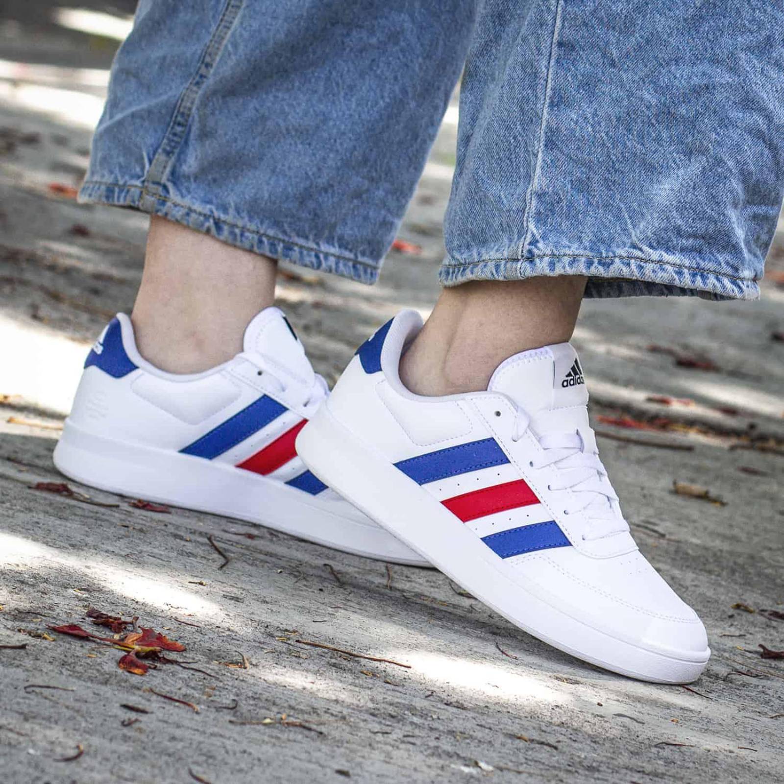 Tenis Adidas Breaknet 2.0 - HP9424 - Blanco - Hombre 