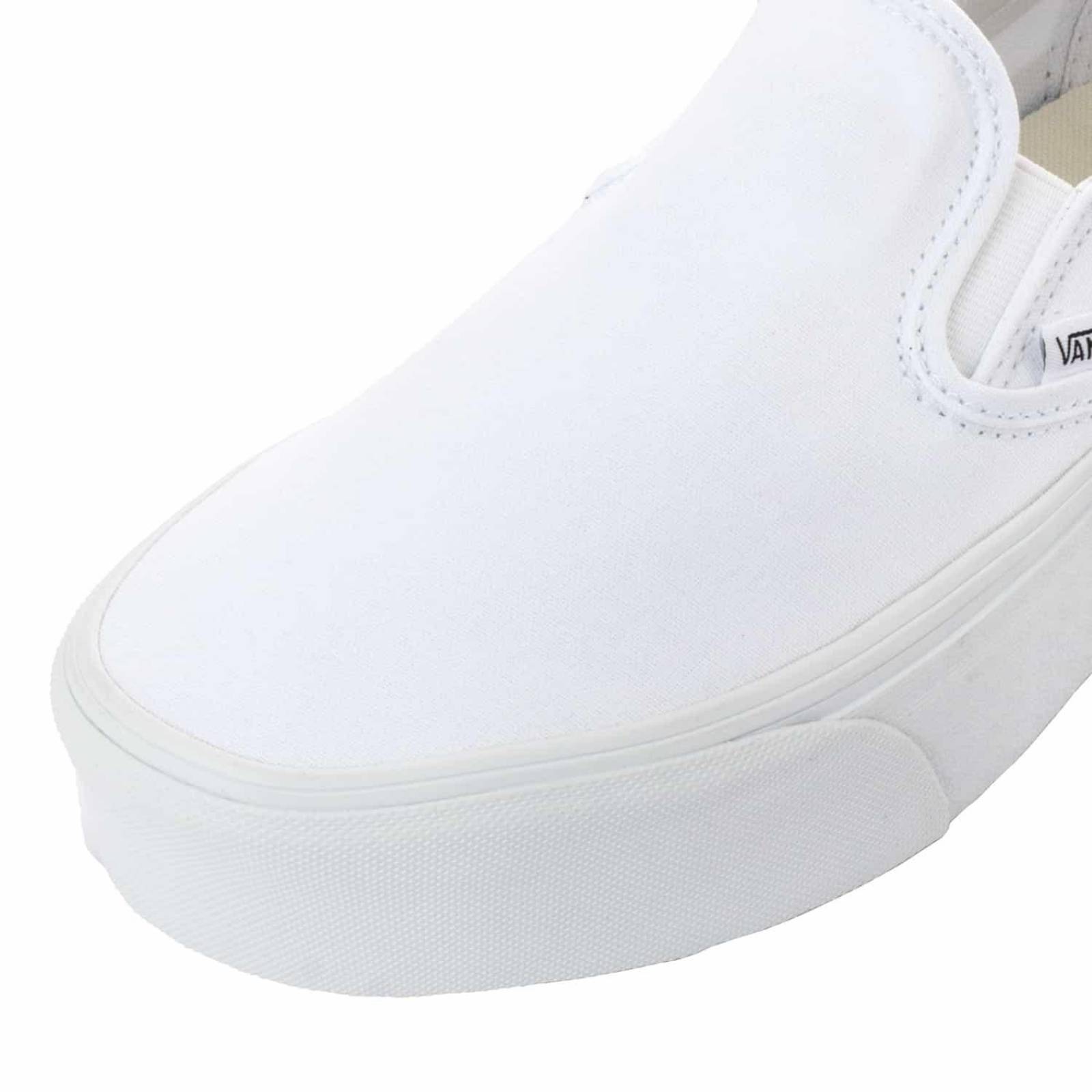 Tenis Vans Classic Slip On Stackform - 7Q5RW00 - Blanco - Mujer 