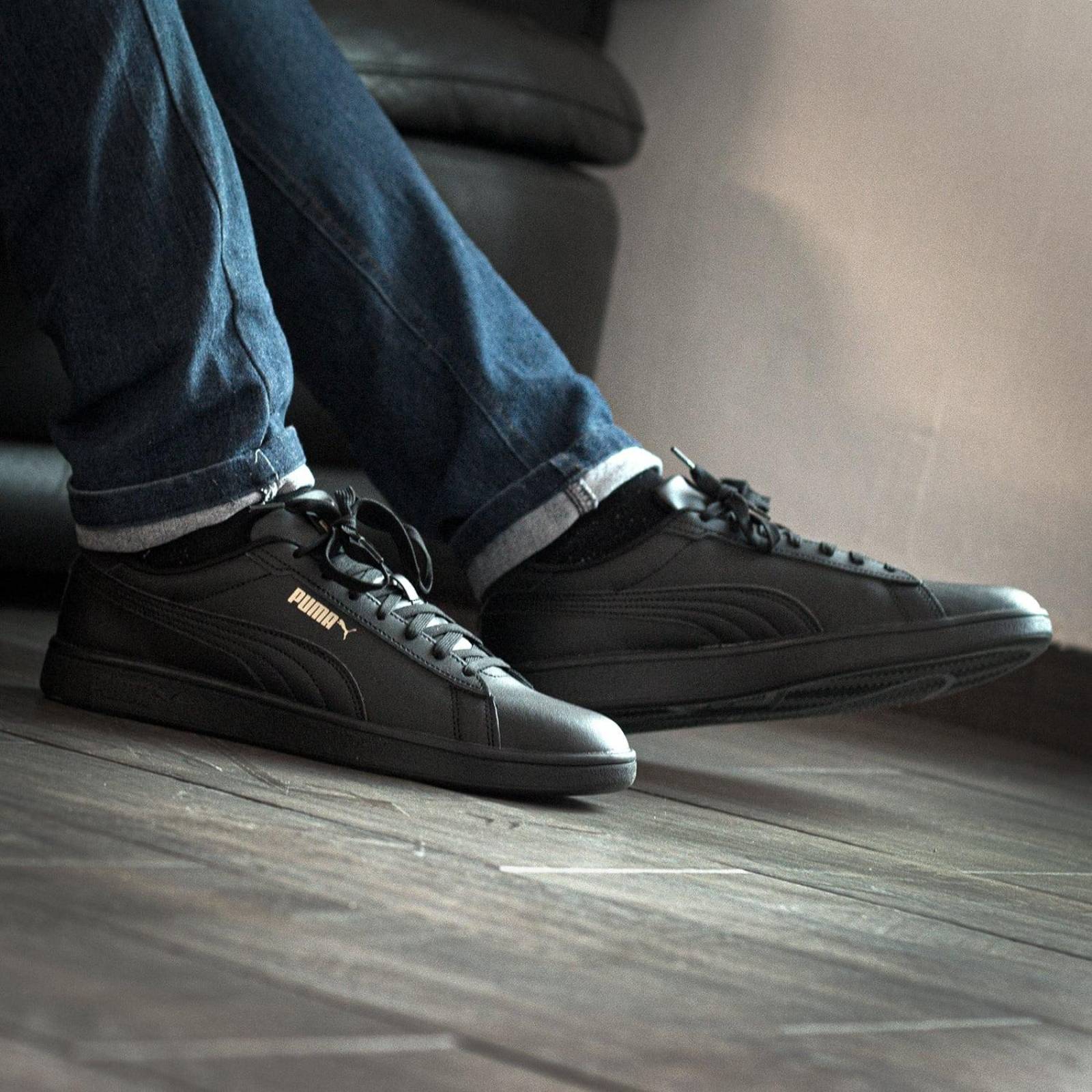 Tenis Puma Smash 3.0 L - 39098710 - Negro - Hombre 