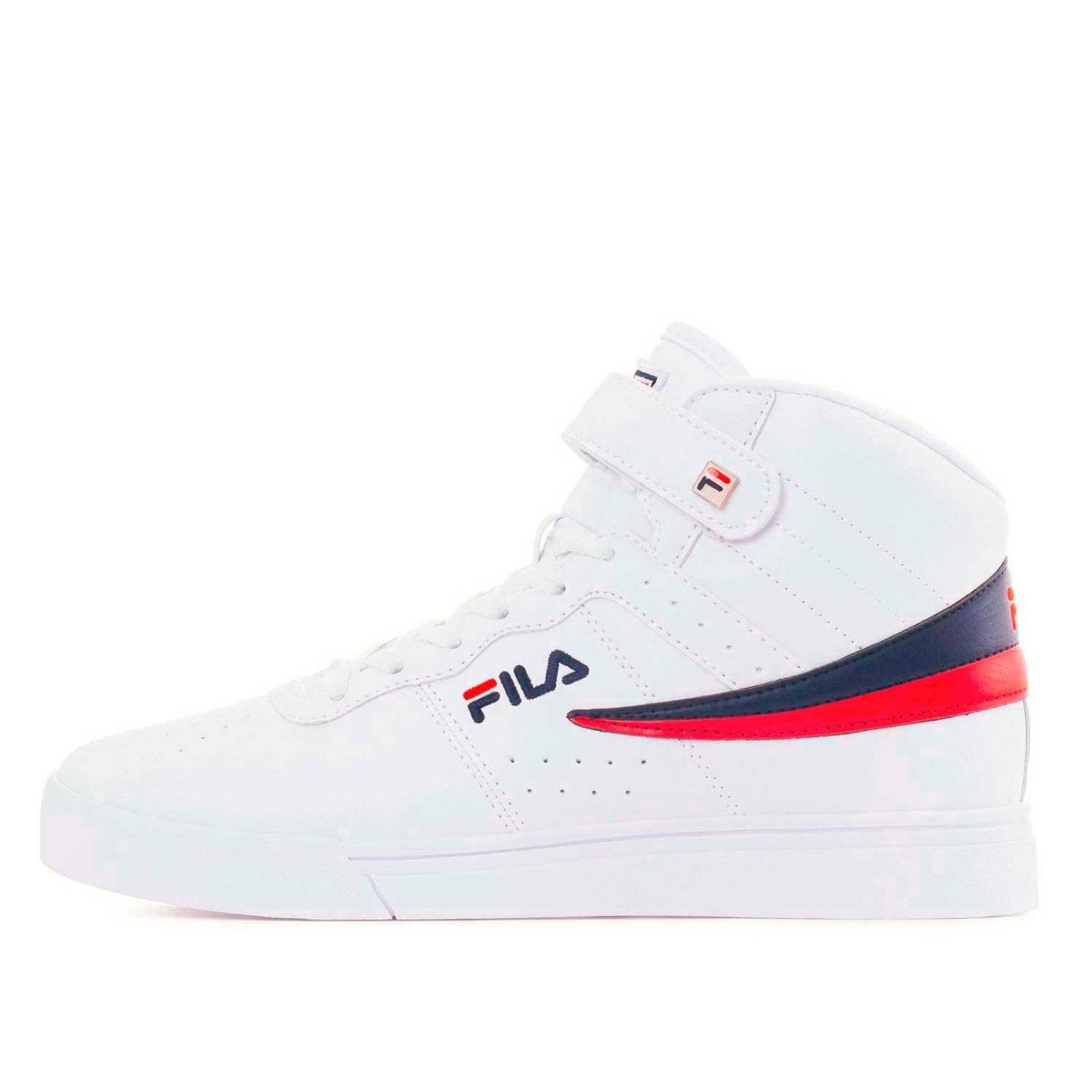 Tenis fila outlet de bota blancos