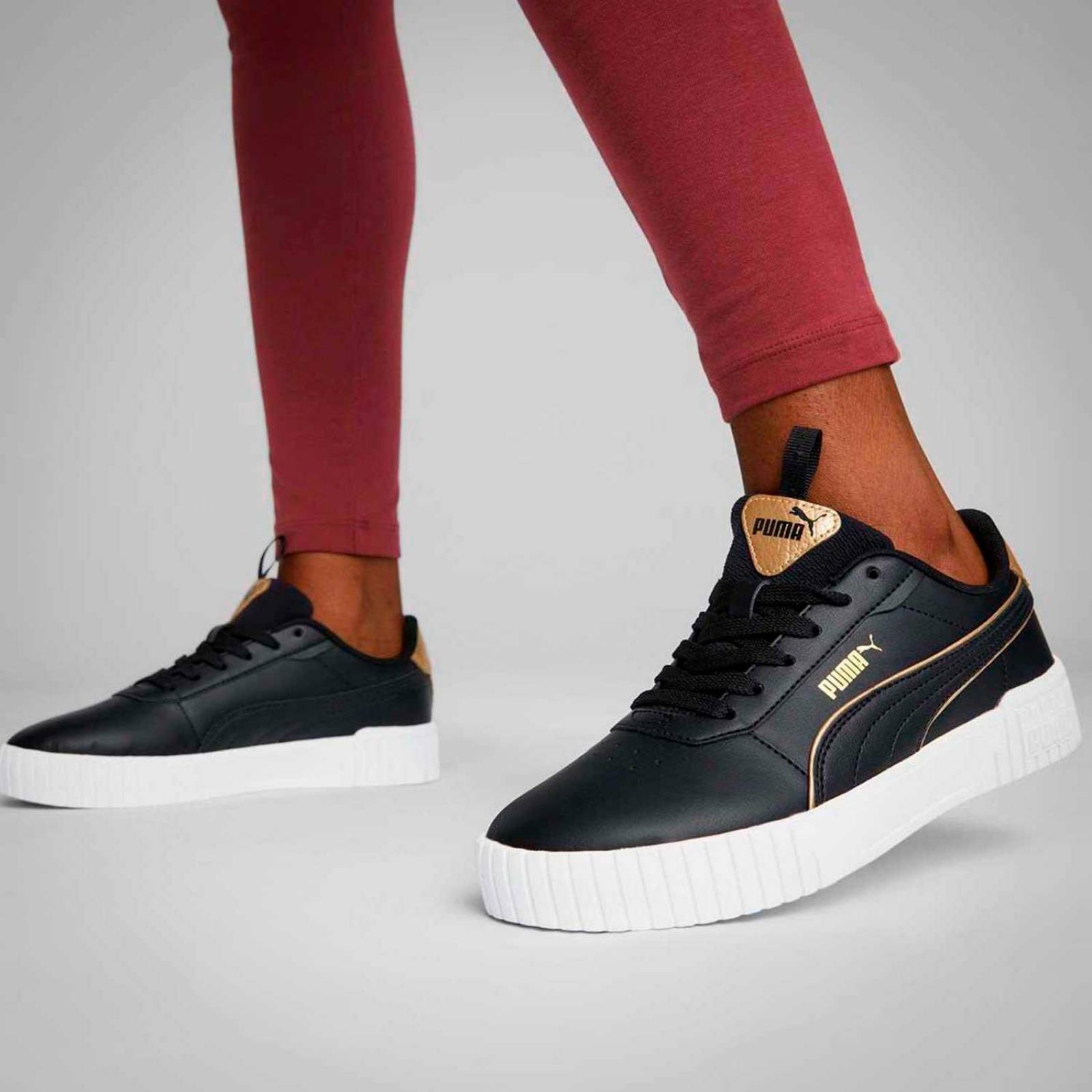 Tenis Puma Carina 2.0 Pop Up Metallics - 39321401 - Negro - Mujer 