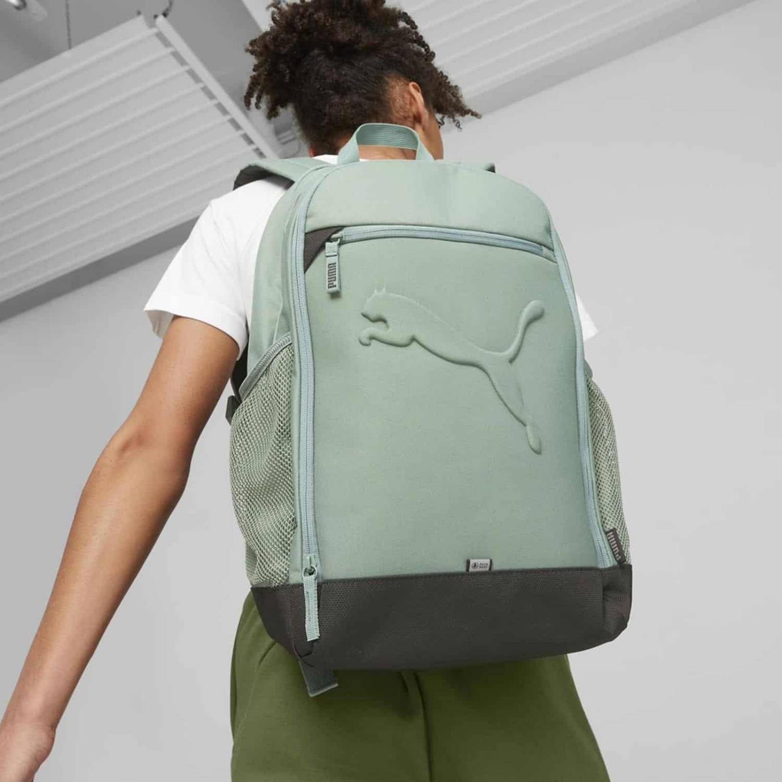 Mochila Puma Buzz 07913611 Verde Unisex
