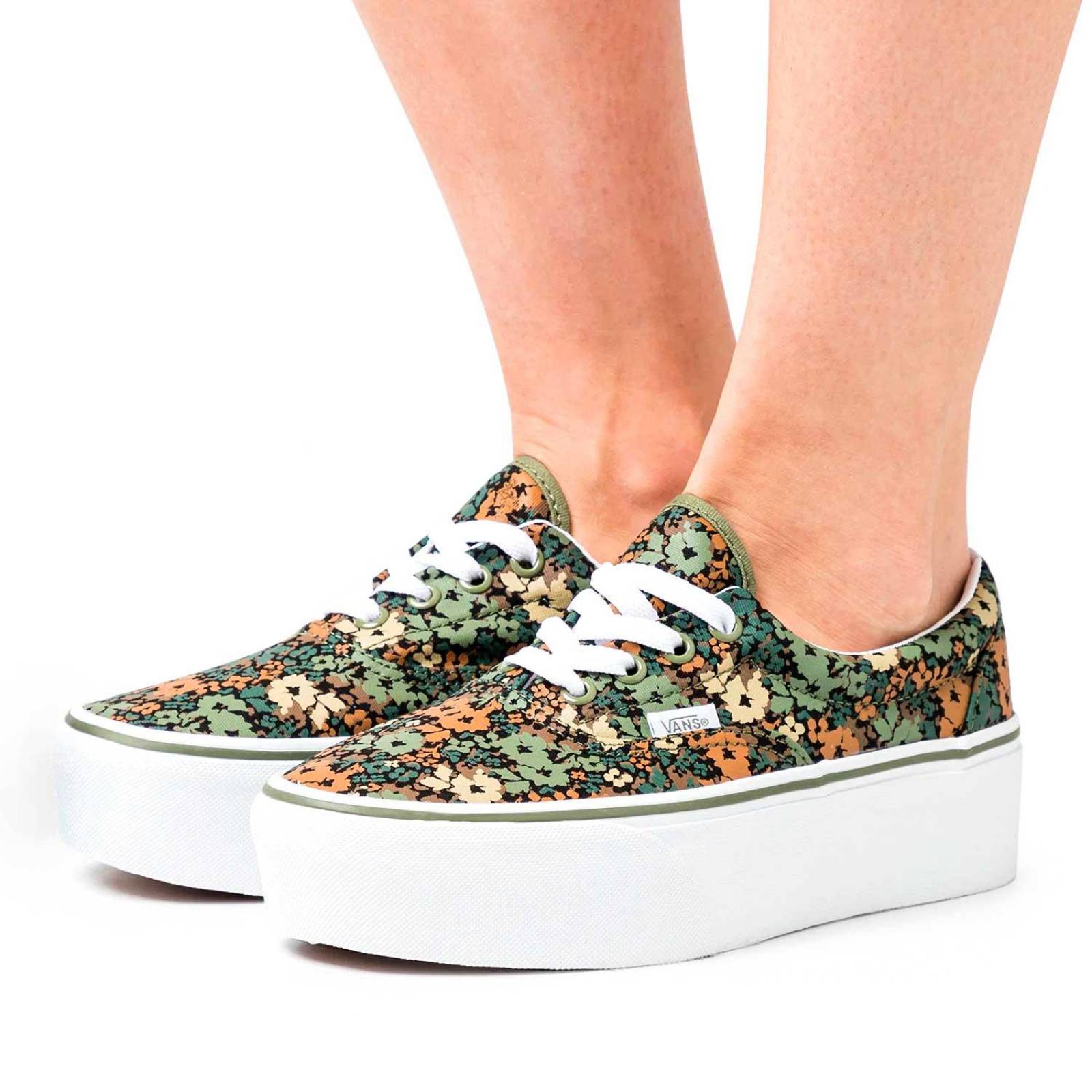 Tenis Vans Era Stackform - 5JLZZBF - Verde - Mujer 