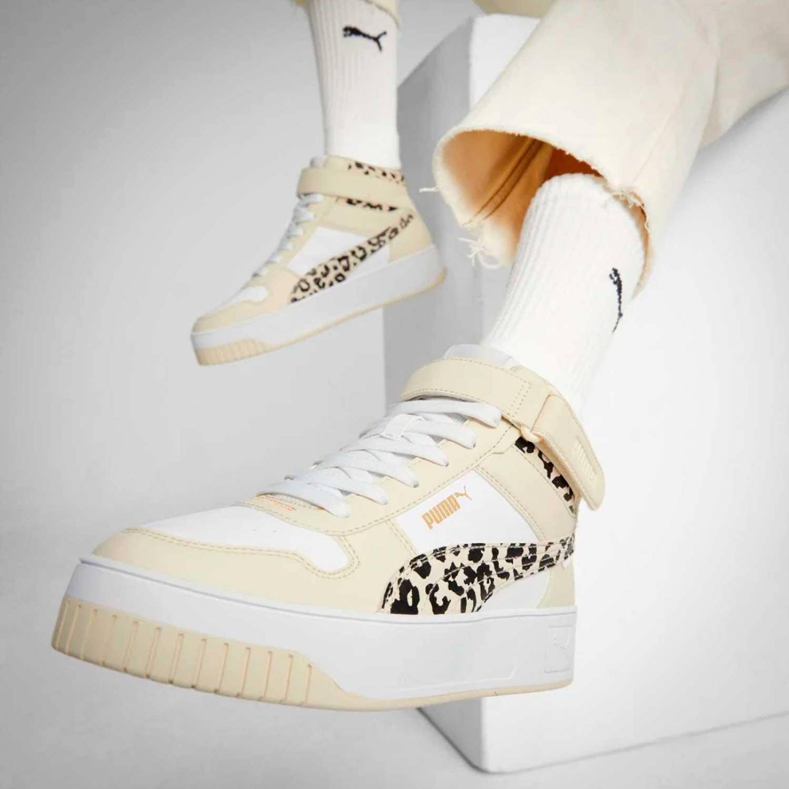 Tenis Puma Carina Street Mid - 39467501 - Blanco - Mujer 