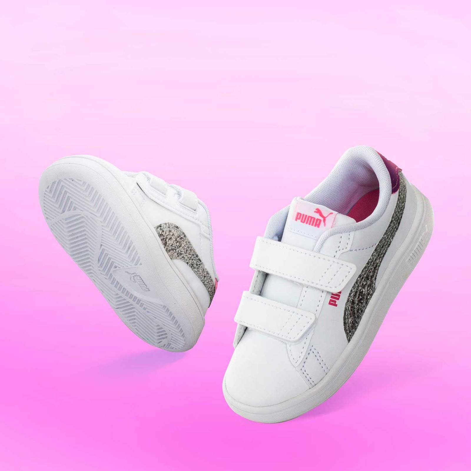 Tenis Puma Smash 3.0 L INF - 39258601 - Blanco - Bebes