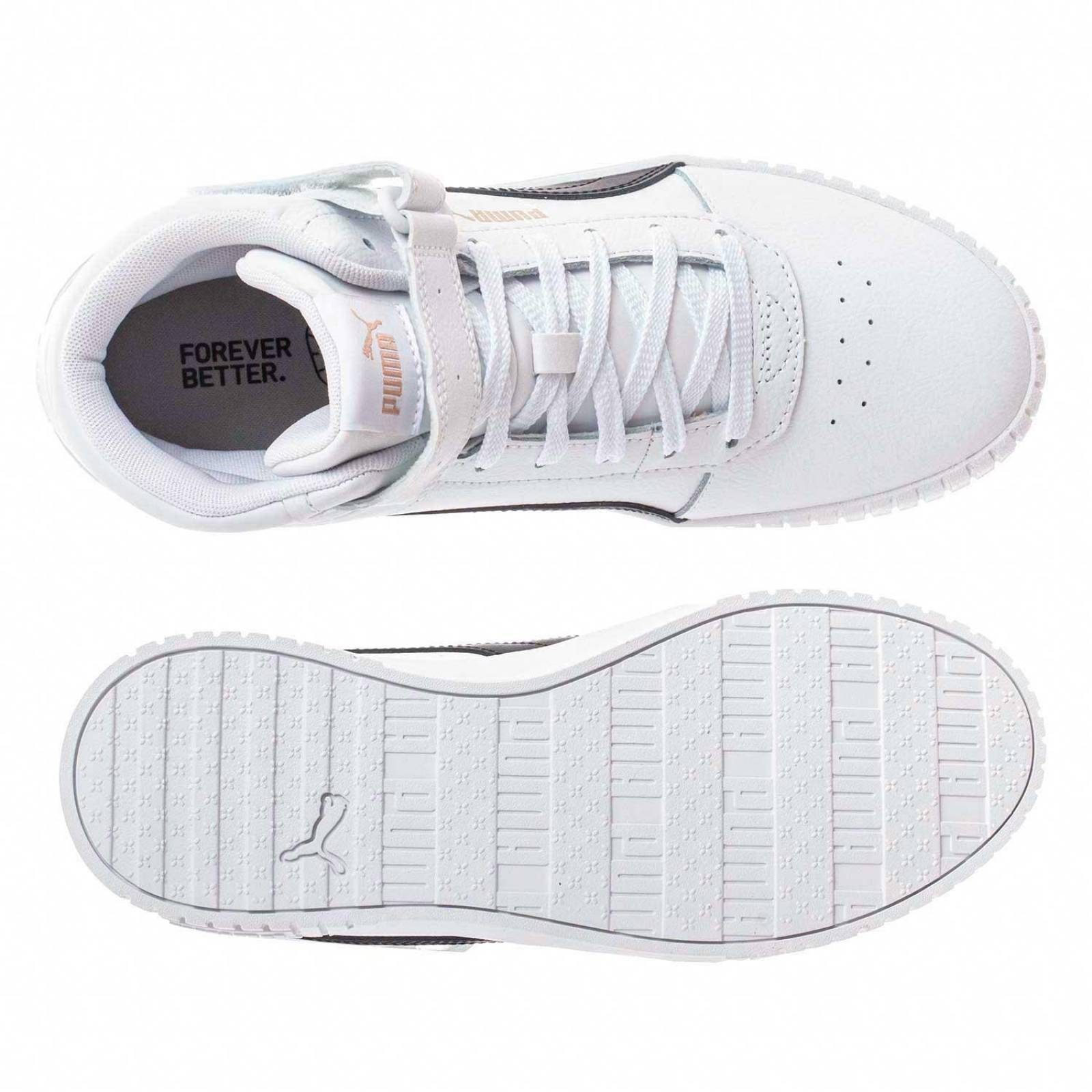 Tenis Puma Carina 2.0 Mid - 38585106 - Blanco - Mujer