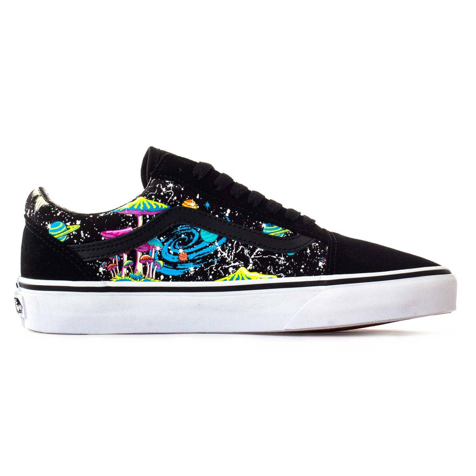 Zapatos vans outlet fosforescentes negro