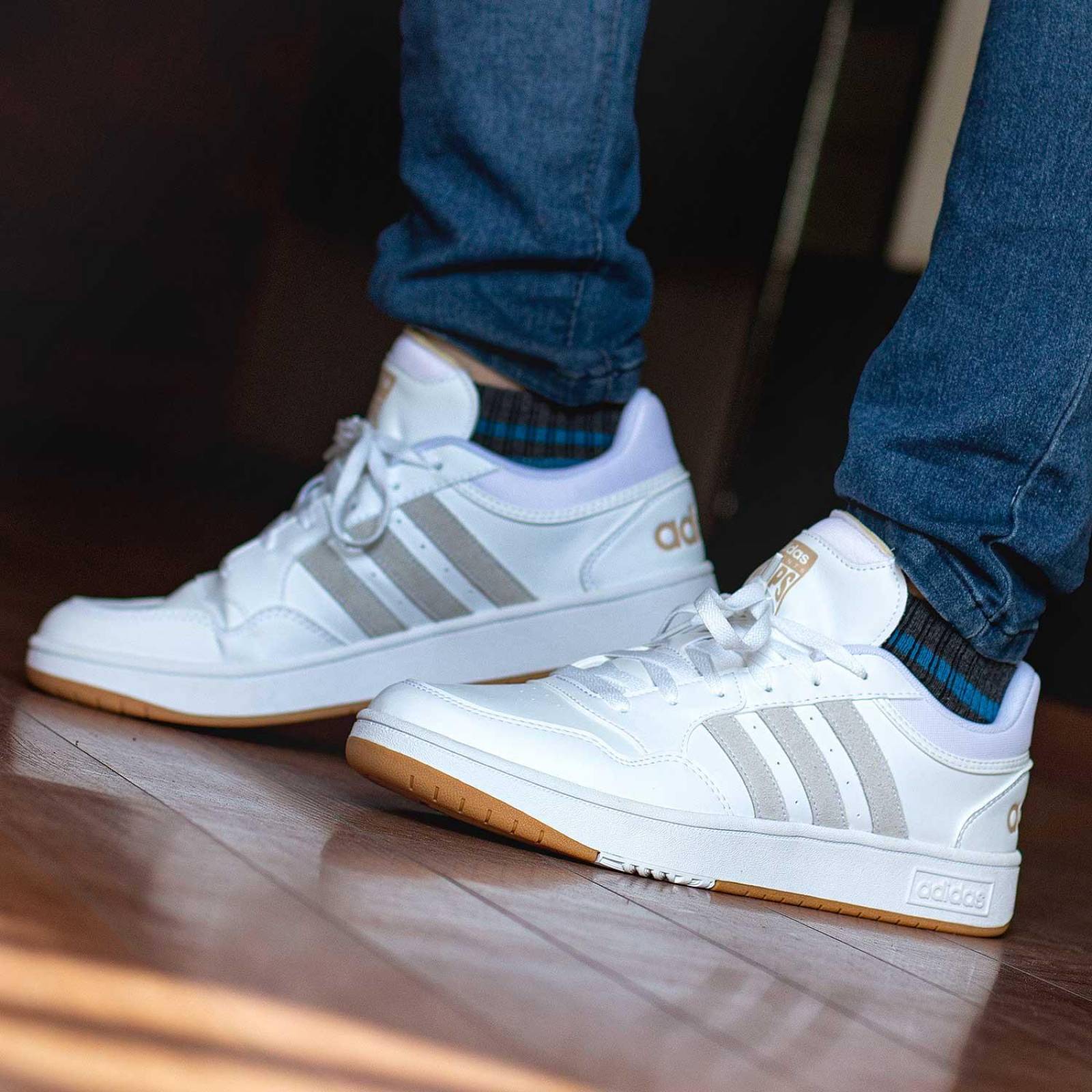 Tenis Adidas Hoops 3.0 - IF2634 - Blanco - Hombre 
