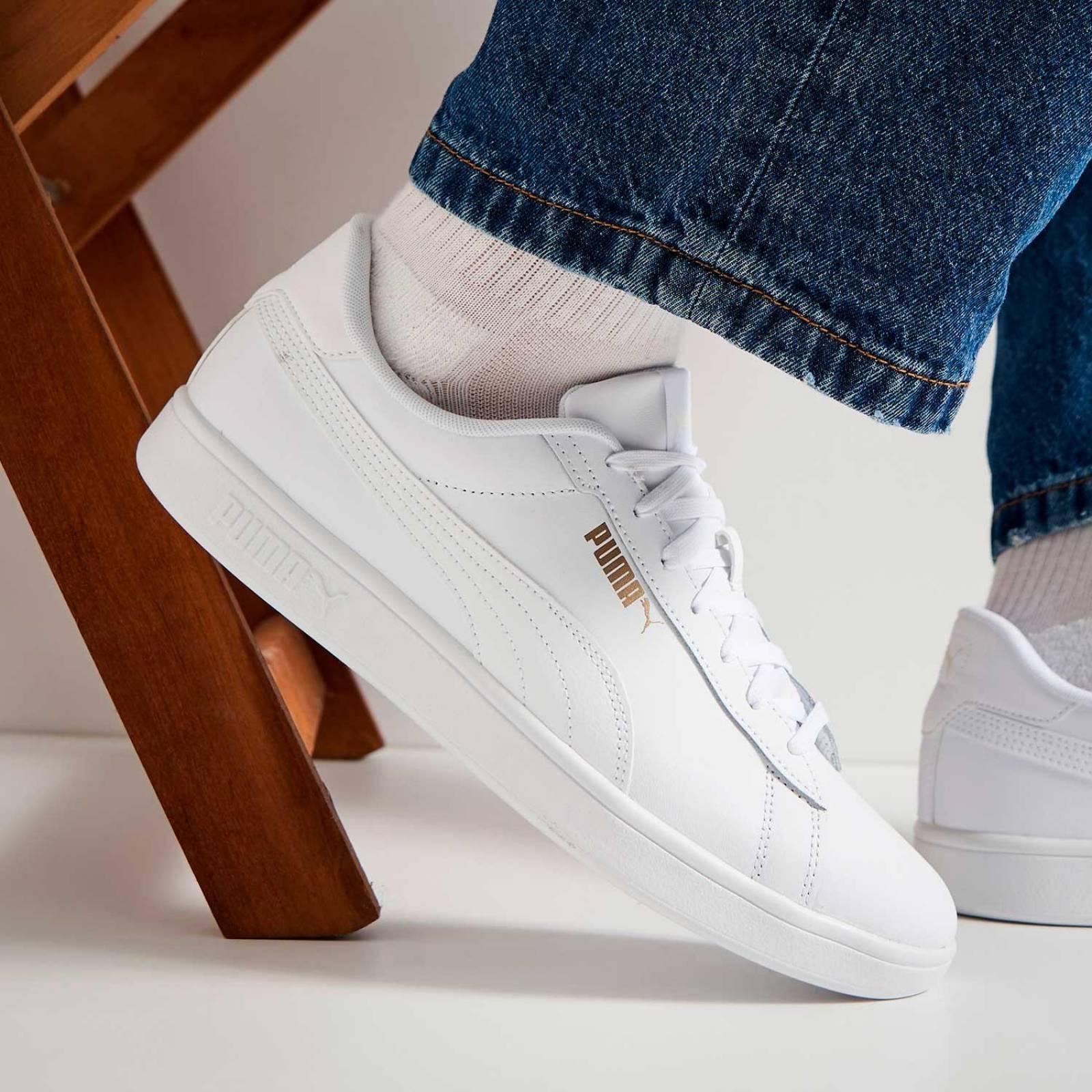 Tenis Puma Smash 3.0 L - 39098701 - Blanco - Hombre 