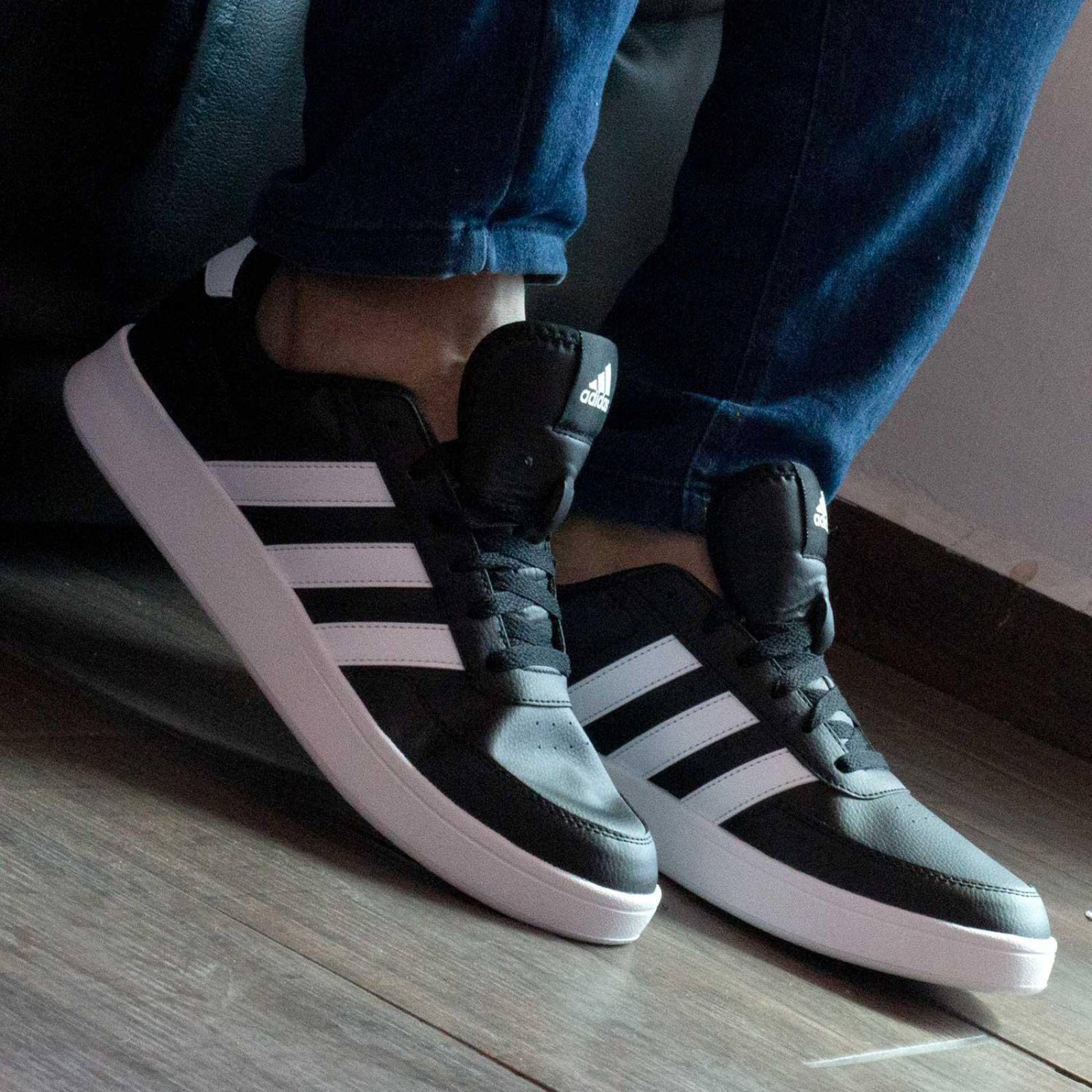 Tenis Adidas Breaknet 2.0 - HP9425 - Negro - Hombre 