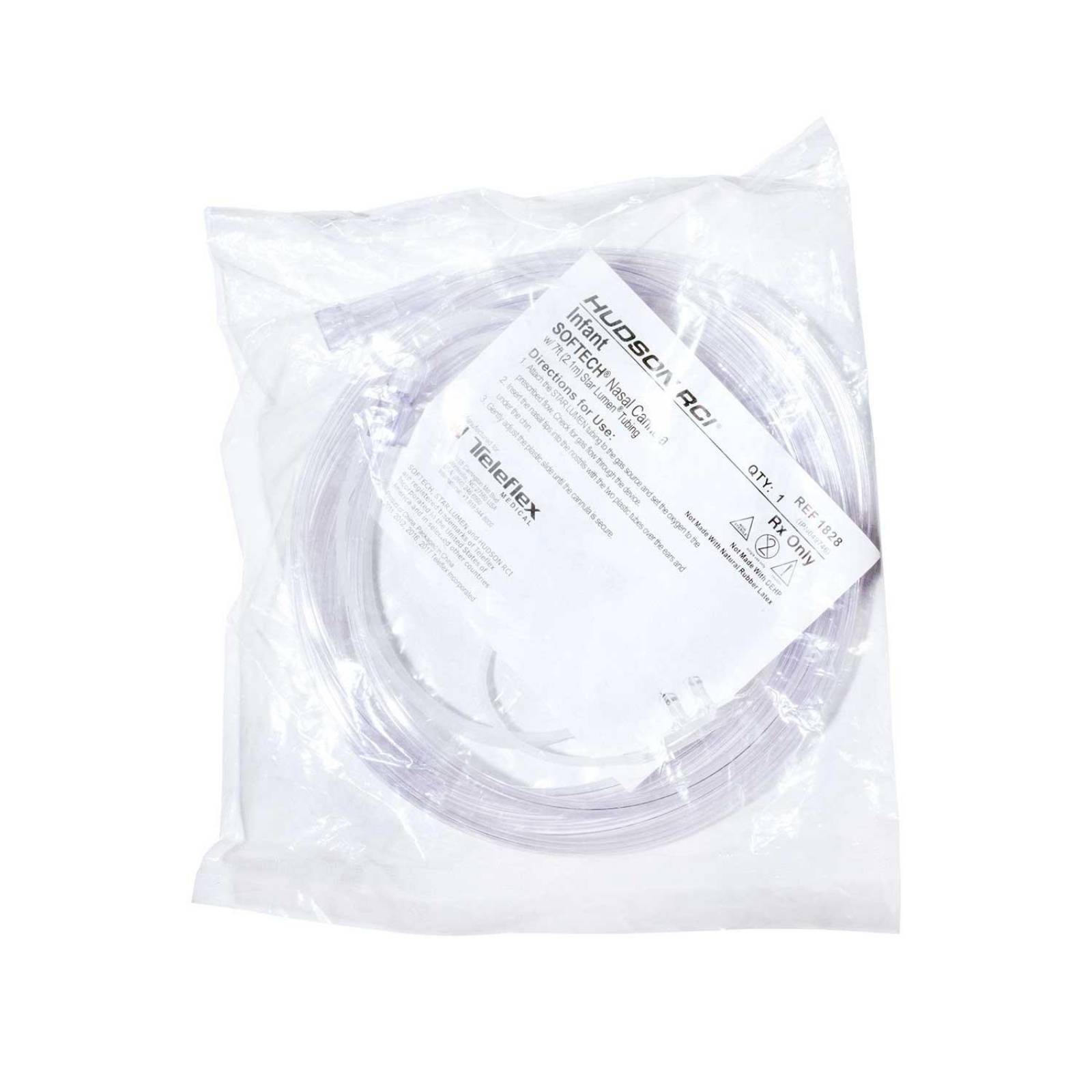 Canula Nasal Infantil con Puntas Suaves 2.1m - Hudson RCI 
