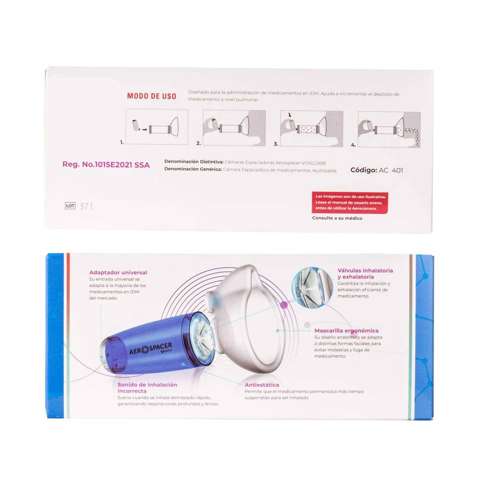 Camara Espaciadora Adulto Aerospacer - Vitalcare 