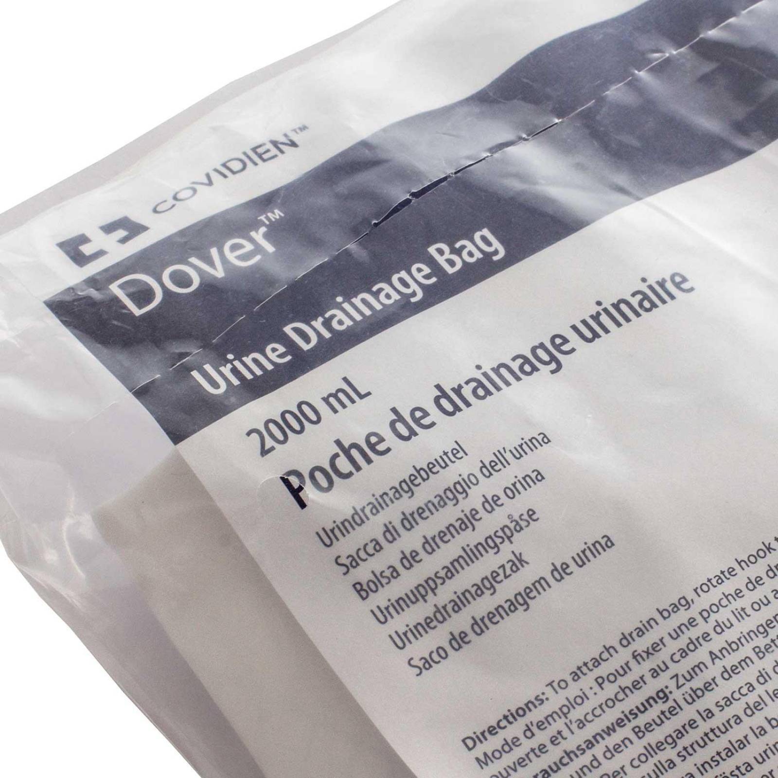 Bolsa Recolectora de Orina con Valvula Antirreflujo 2L 3512 - Kendall 