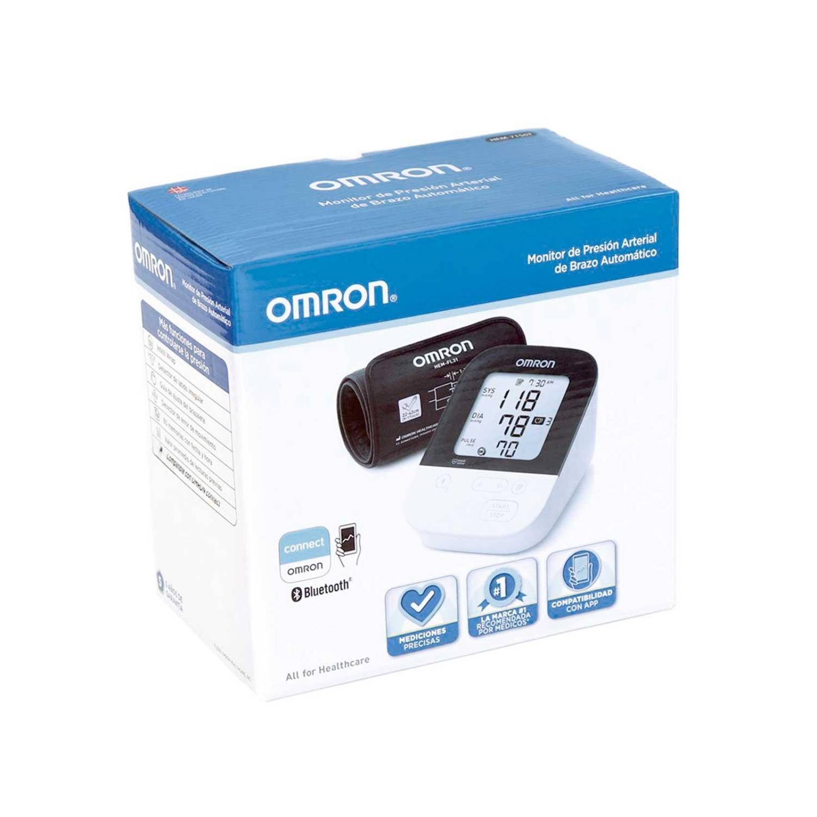 Baumanometro Automatico de Brazo HEM-7156T - Omron 