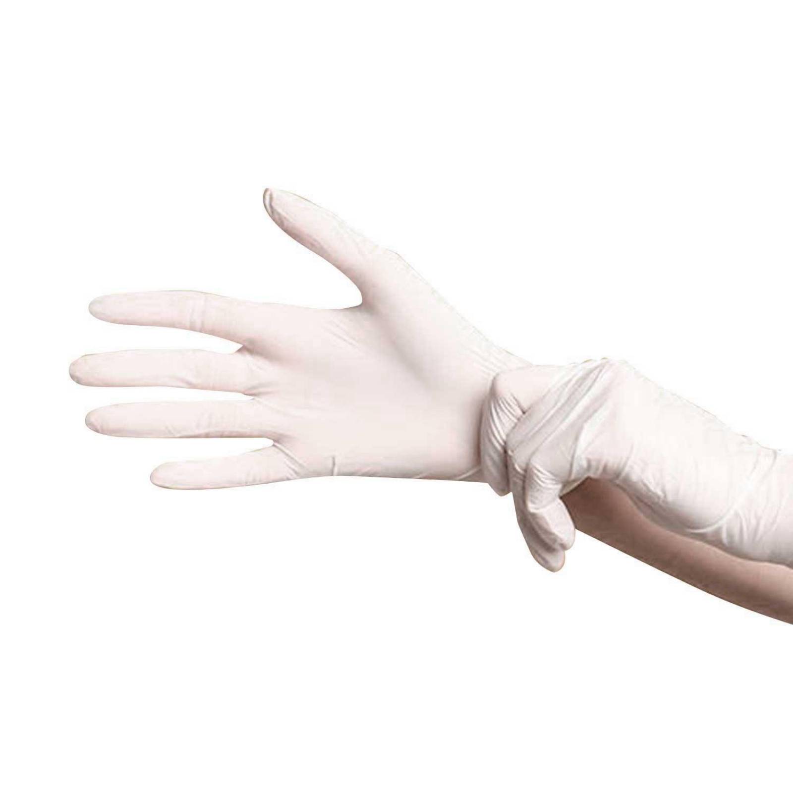 Guante de Latex Natural No Esteril sin Polvo 100pz - Ambiderm Grande