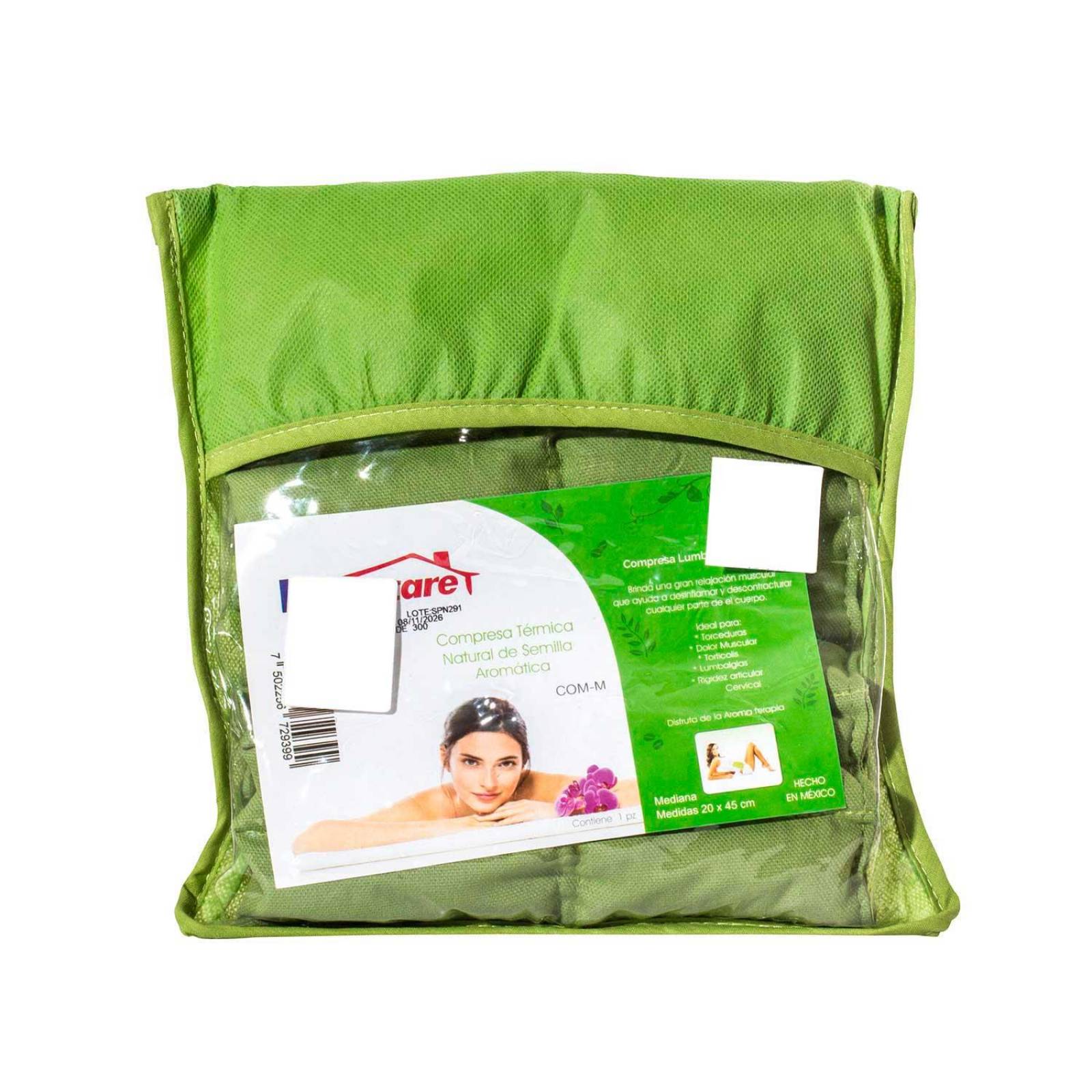 Compresa Corporal Termica con Semillas 20x45cm - Homecare 