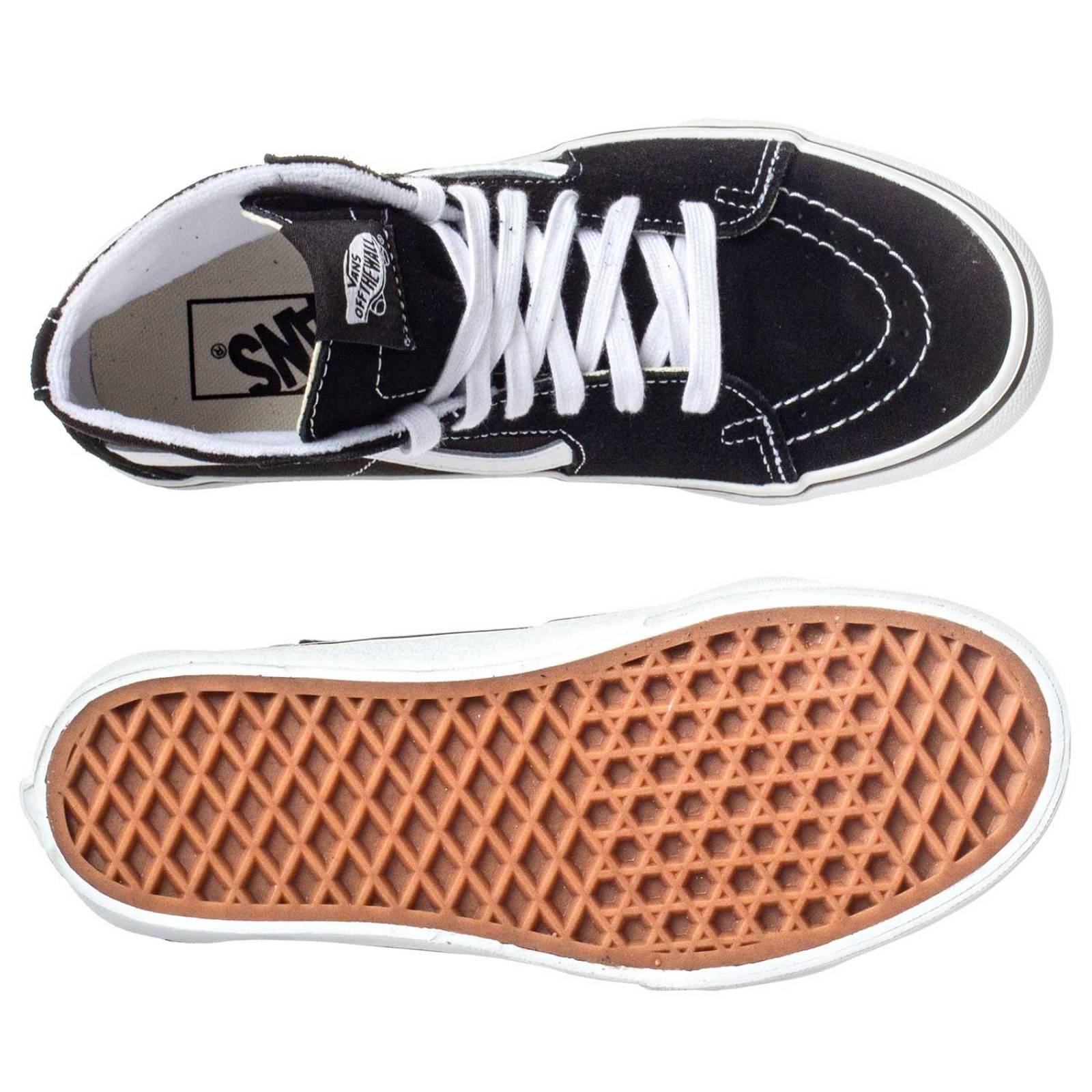 Tenis Vans SK8 Hi Tapered Stackform - 5JMKBMX - Negro - Mujer