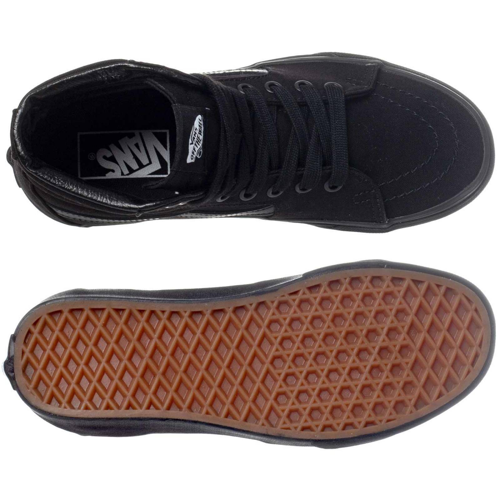 Tenis Vans SK8 Hi - 0TS9BJ4 - Negro - Unisex 