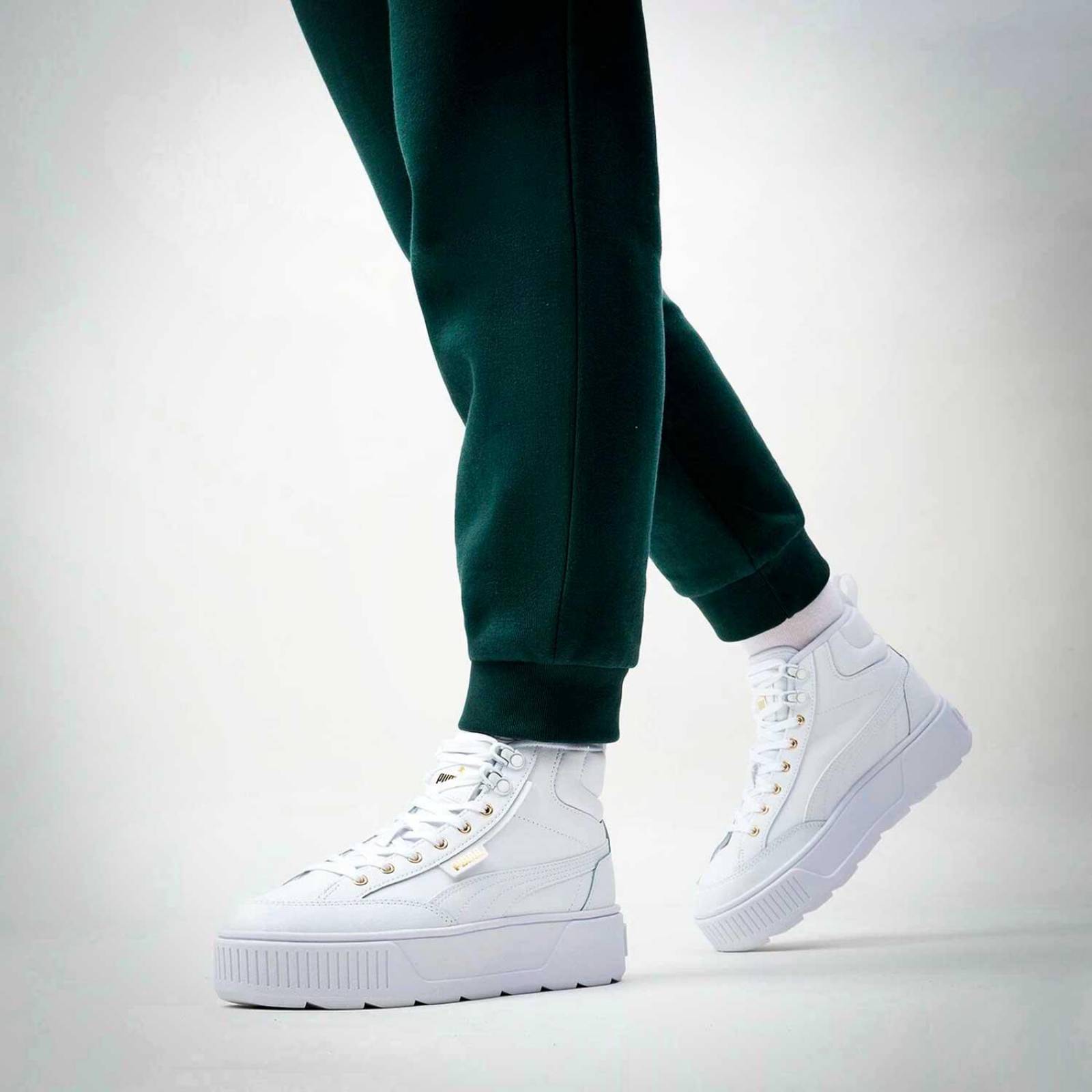 Tenis Puma Karmen Mid - 38585701 - Blanco - Mujer 