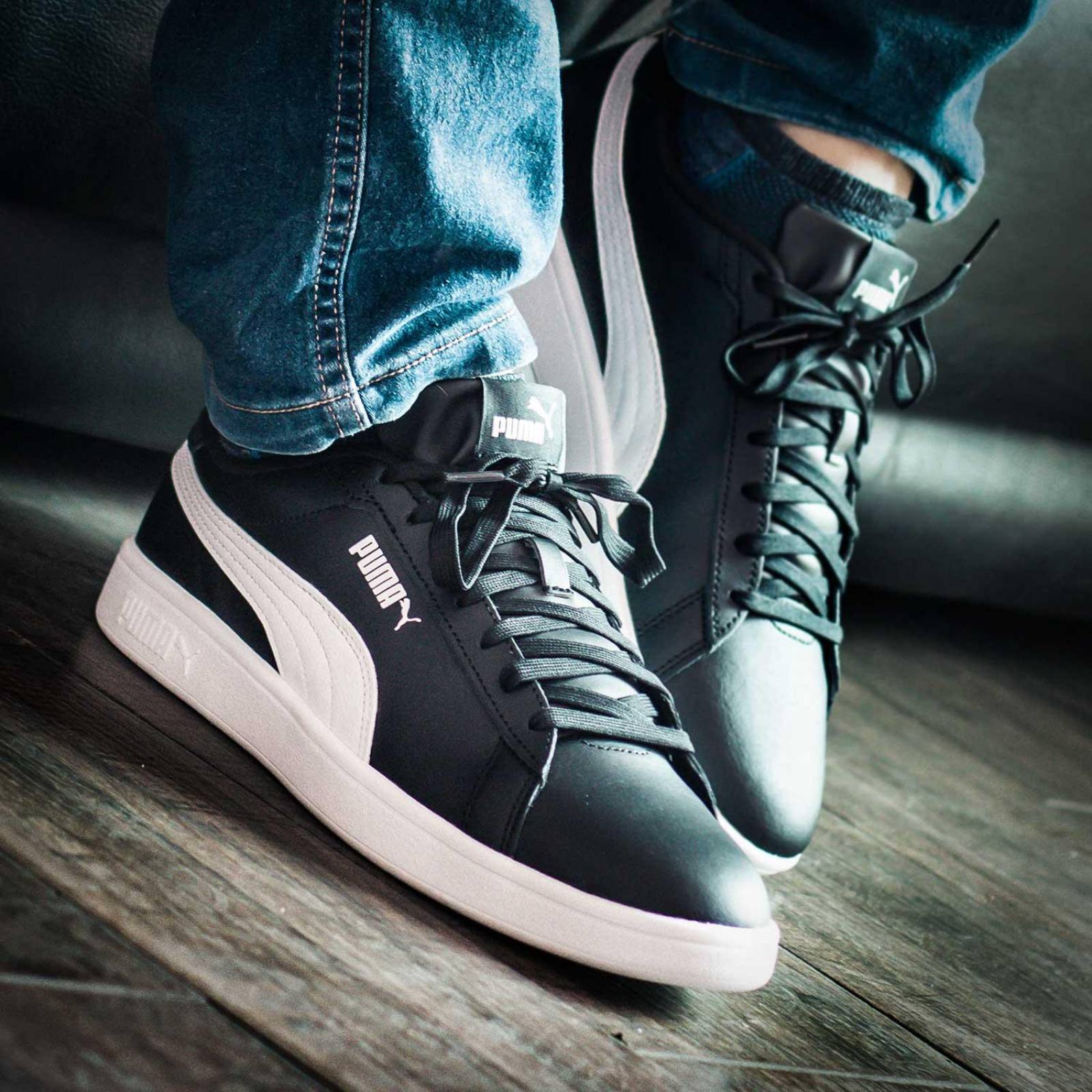 Tenis Puma Smash 3.0 L - 39098704 - Negro - Hombre 