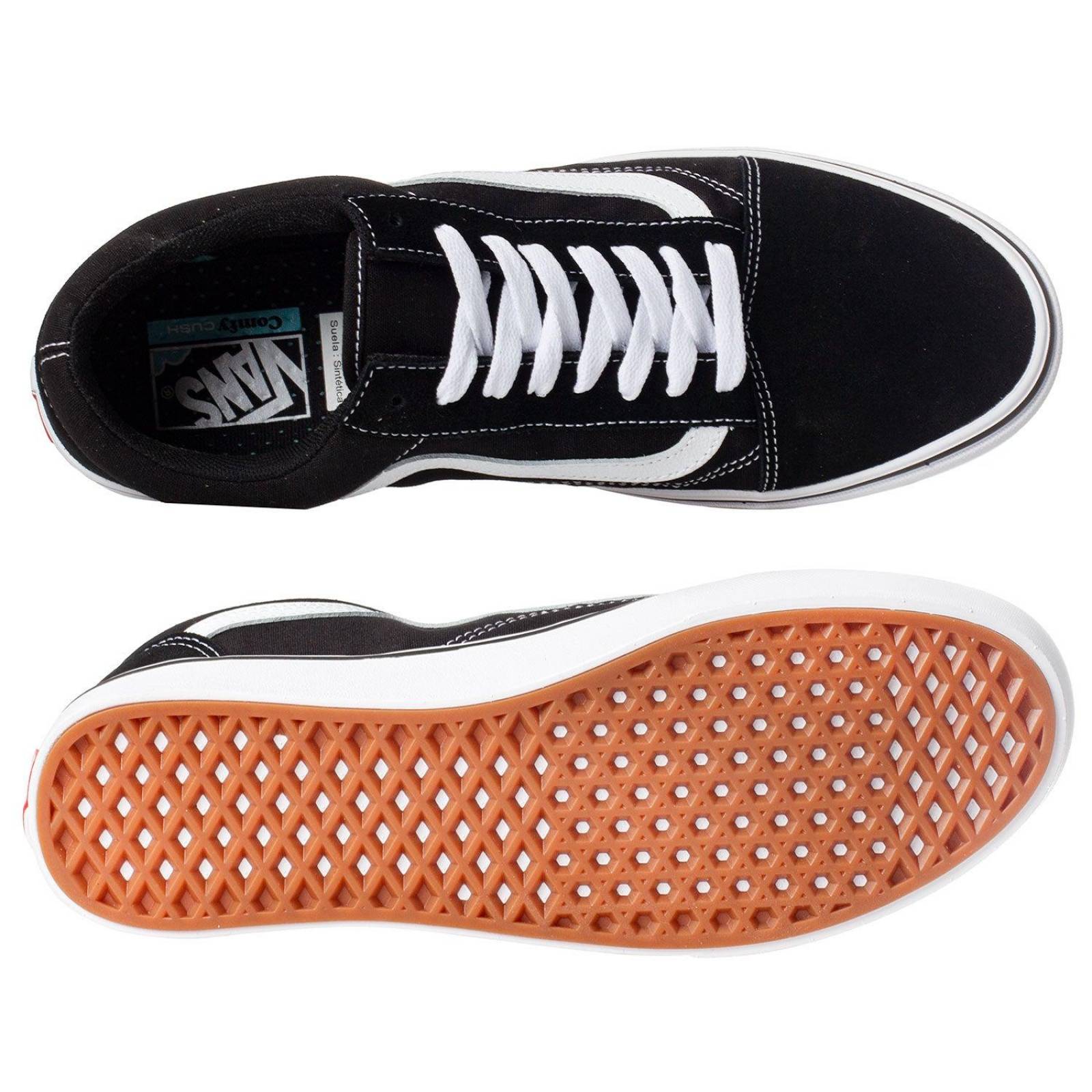 Tenis Vans Old Skool ComfyCush - 3WMAVNE - Negro - Unisex 