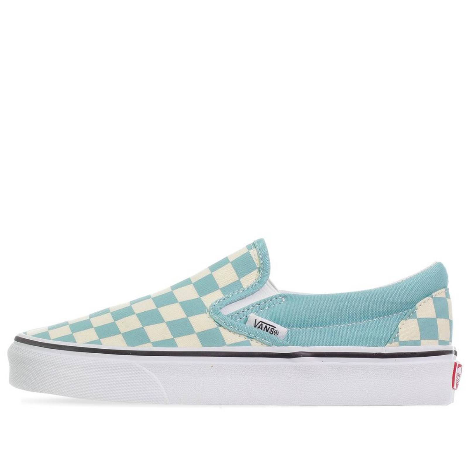 Tenis Vans Classic Slip On - 38F7VLU - Verde Pastel - Mujer 