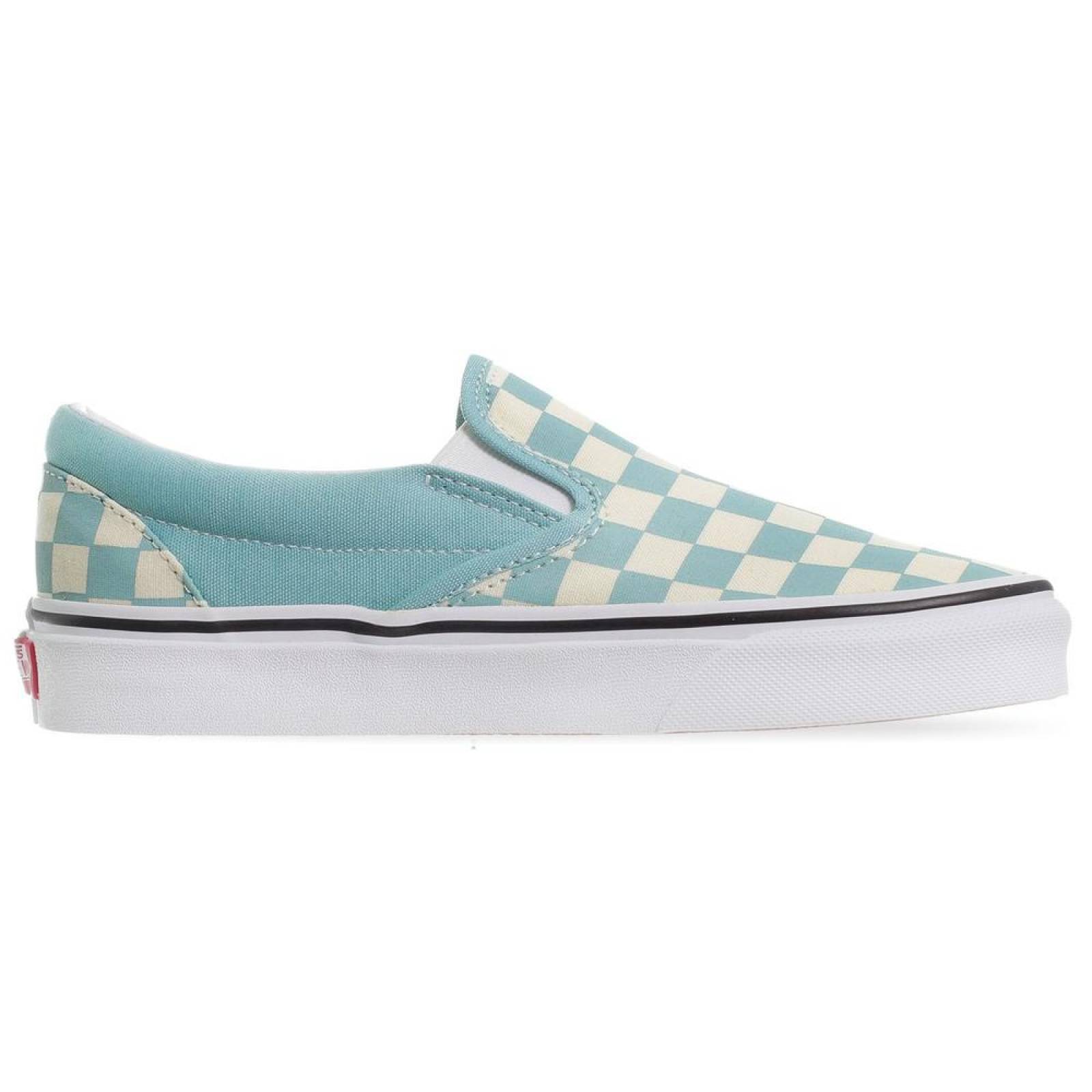 Tenis Vans Classic Slip On - 38F7VLU - Verde Pastel - Mujer 