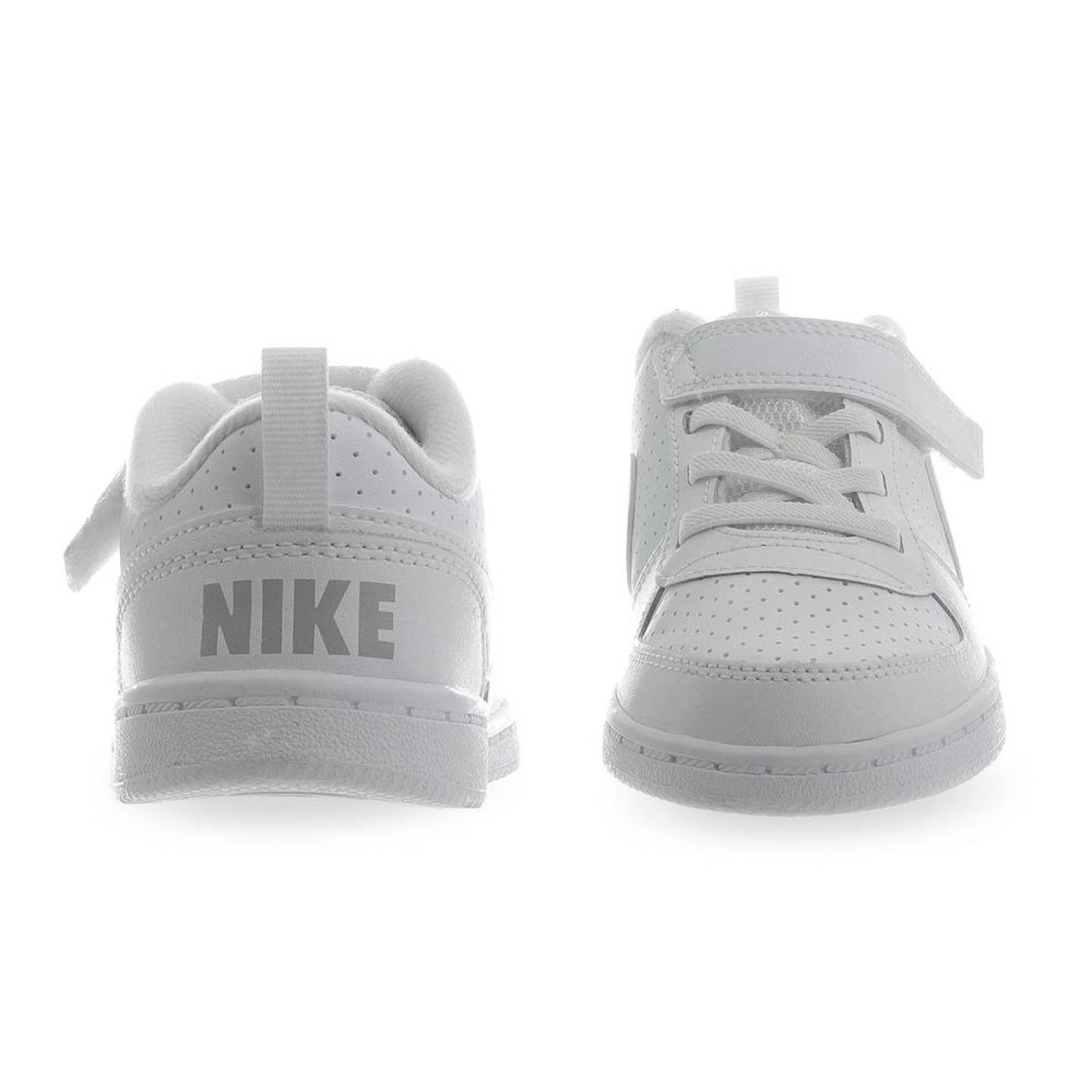 Tenis Nike Court Borough Low TDV - 870029100 - Blanco - Bebes 