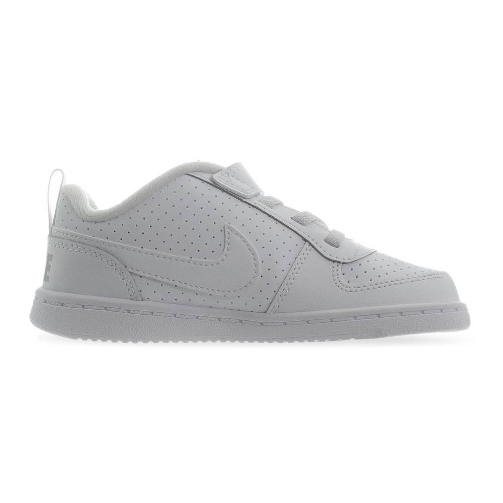 Tenis Nike Court Borough Low TDV - 870029100 - Blanco - Bebes 