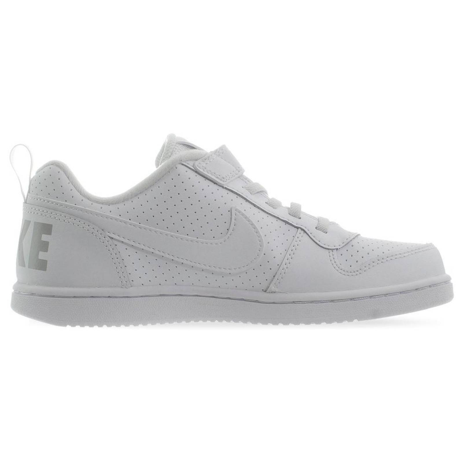 Tenis Nike Court Borough Low PS - 870025100 - Blanco - Niños 