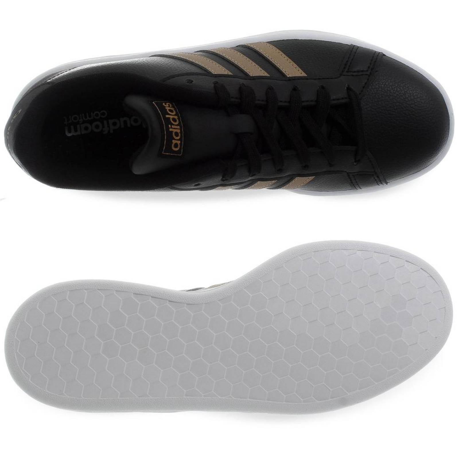 Tenis Adidas Grand Court - F36486 - Negro - Mujer 