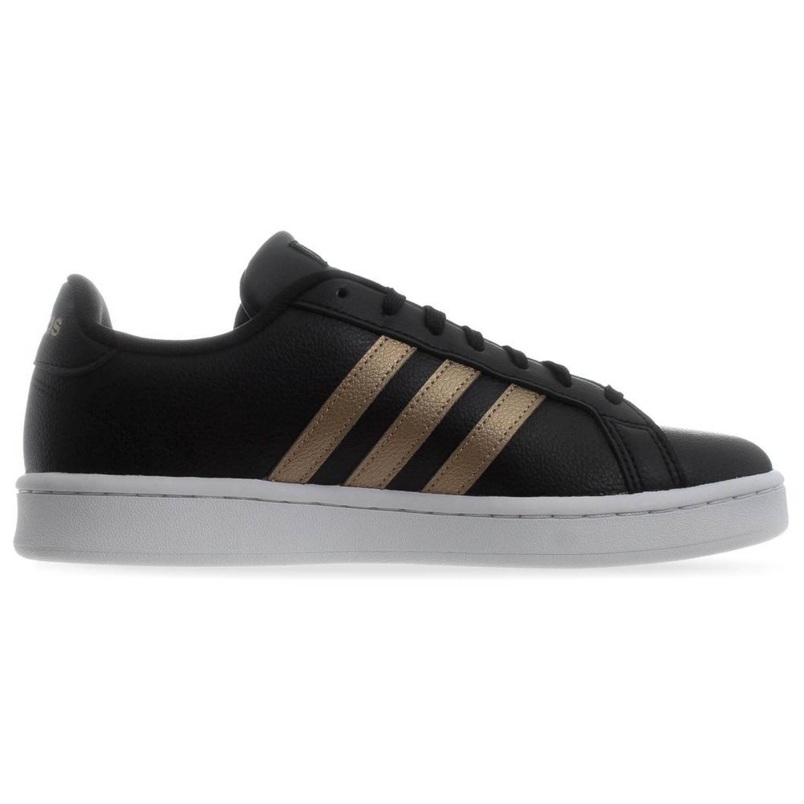 Tenis Adidas Grand Court F36486 Negro Mujer