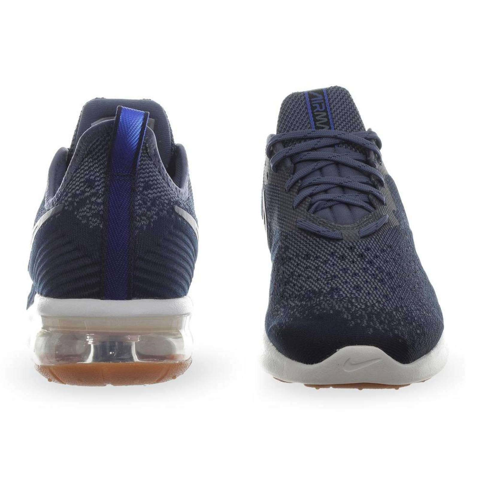 Tenis Nike Air Max Sequent 4 AO4485400 Azul Acero Hombre 