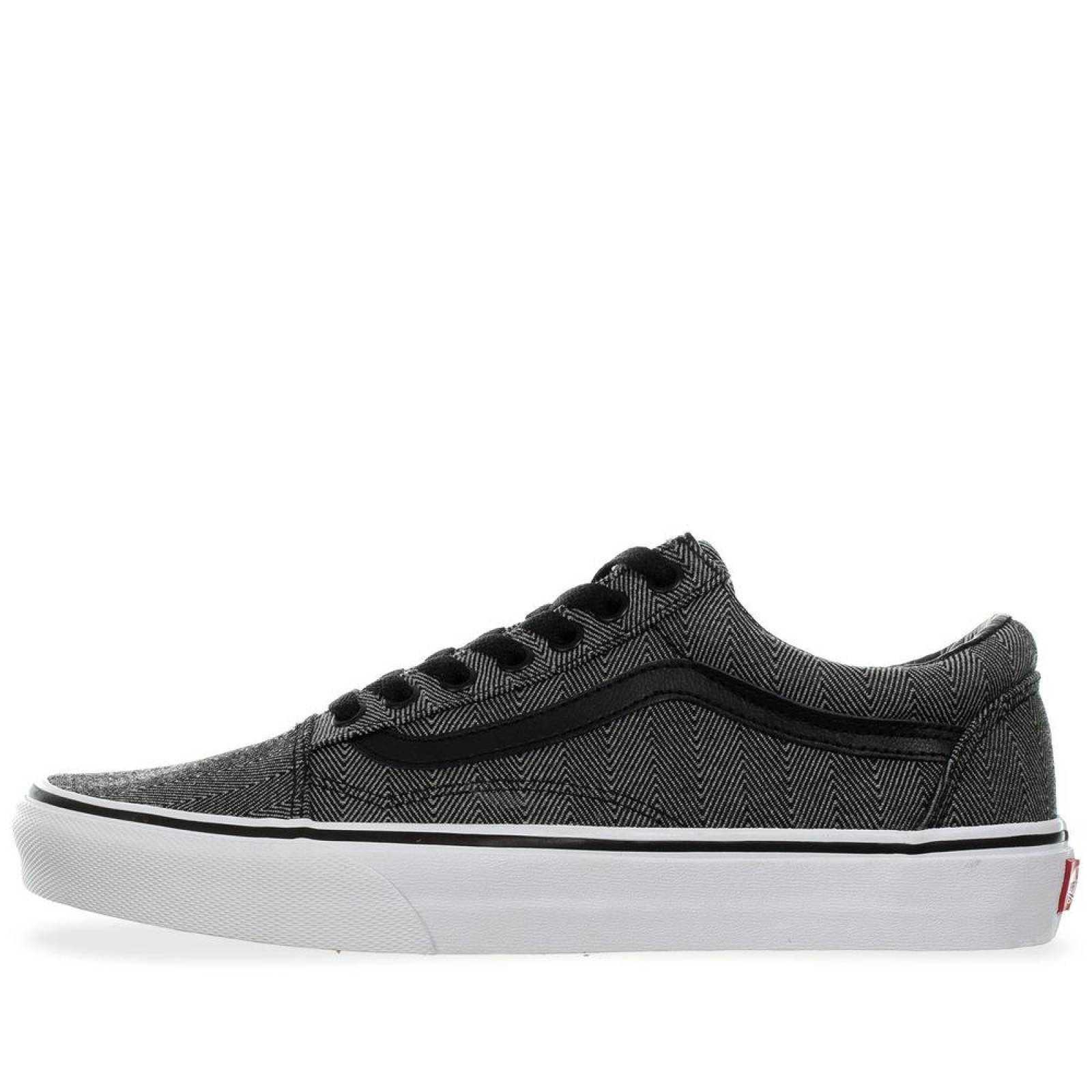 Tenis Vans Old Skool - 38G1U4J - Gris Obscuro - Hombre 