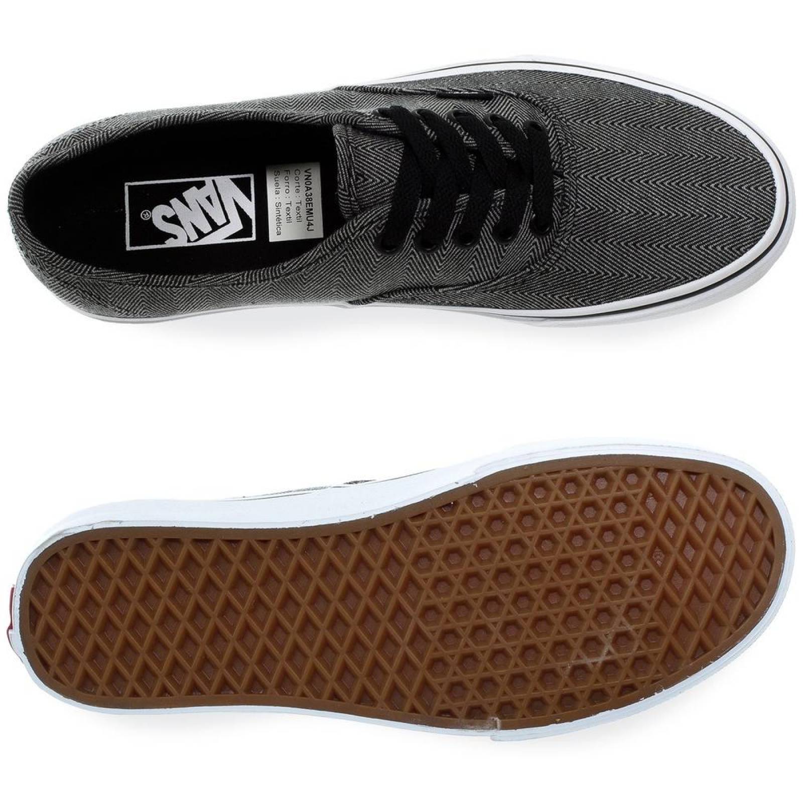 vans authentic hombre gris