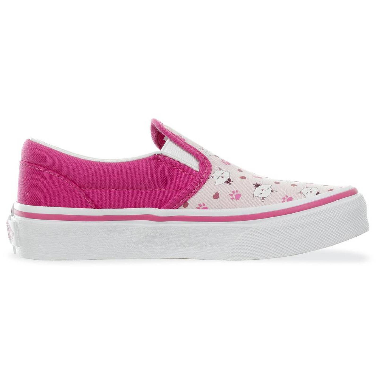 Tenis Vans Classic Slip On Y - 32QIUDY - Rosa - Niñas 