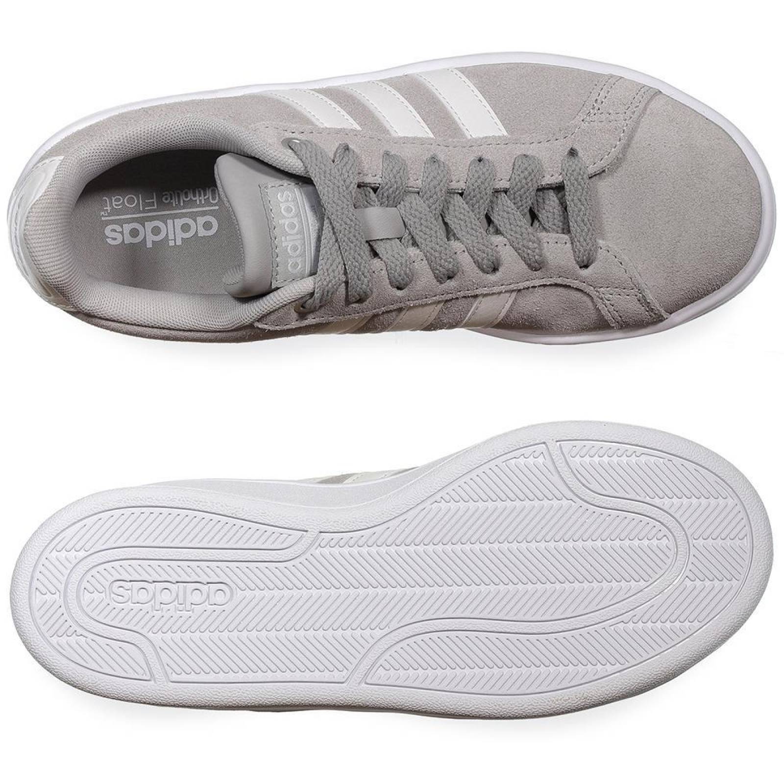 Tenis Adidas CF Advantage W - DB0848 - Gris - Mujer 